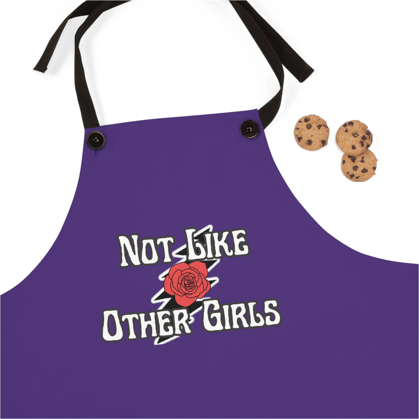 Grateful Dead home Scarlet Begonias Purple Apron