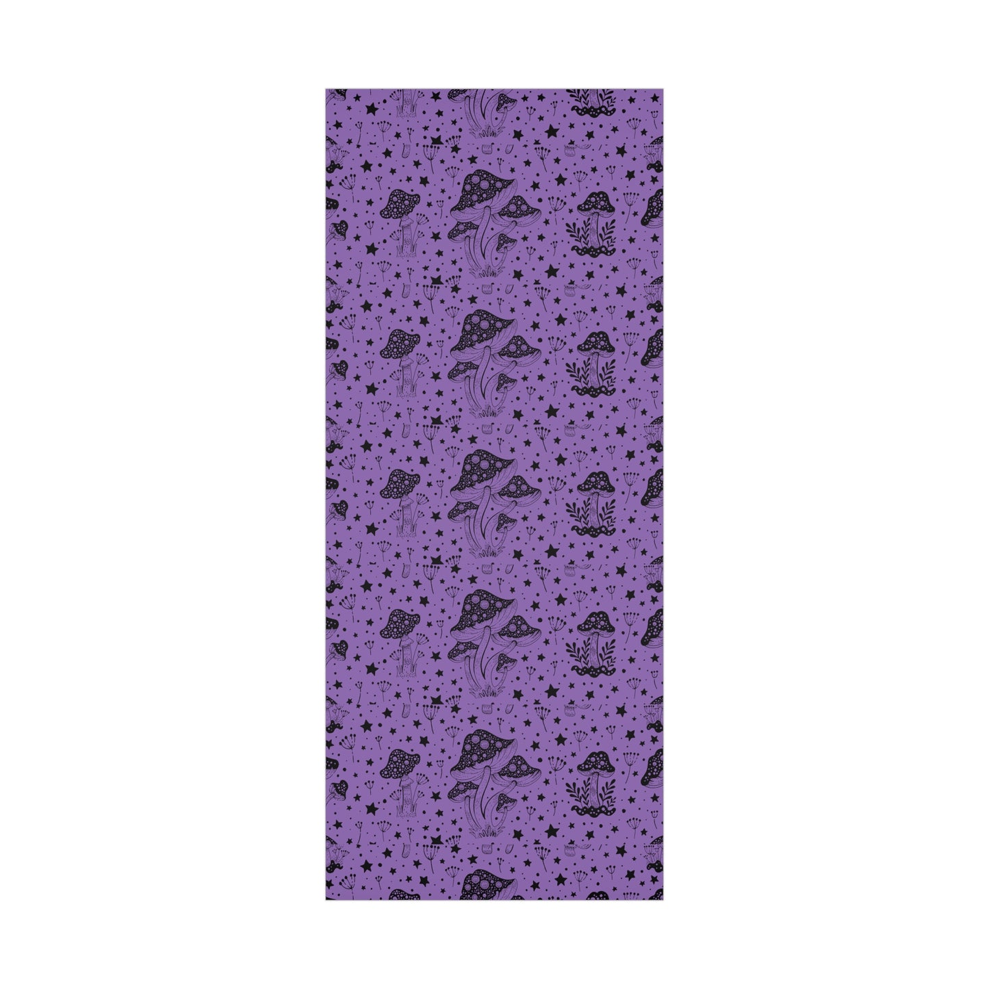 Mushroom purple Gift Wrap Papers perfect holiday gift wrap for mushroom lovers and psychedelic enthusiasts