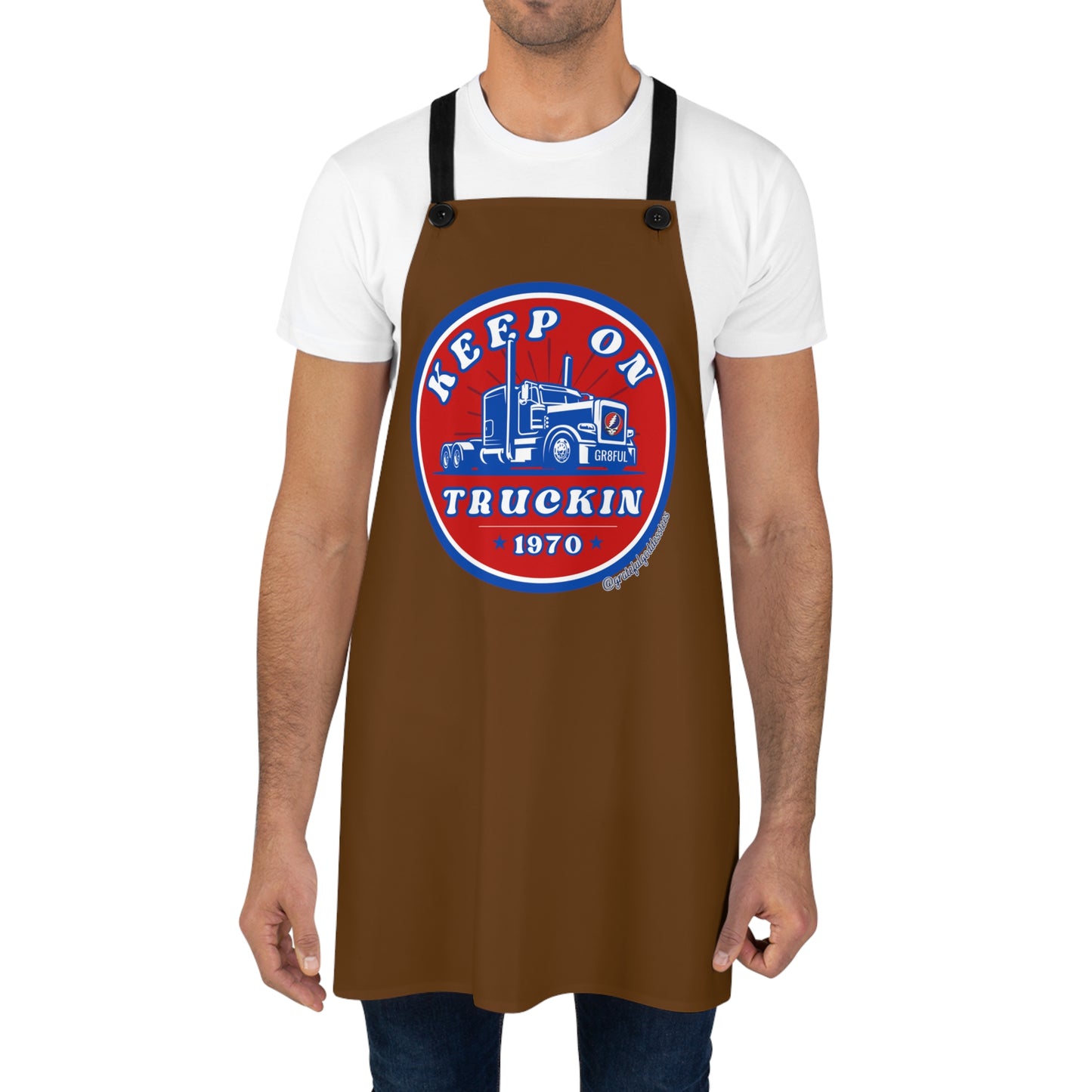Grateful Dead inspired Truckin apron