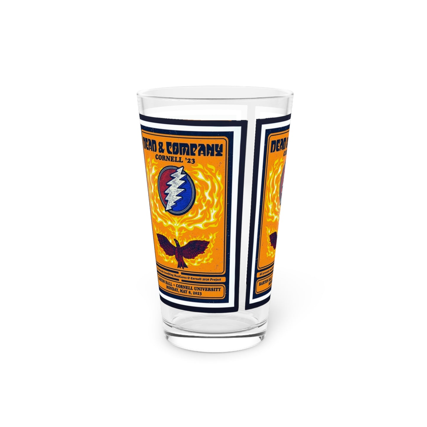 Dead and Co Cornell 23 Pint Glass, 16oz
