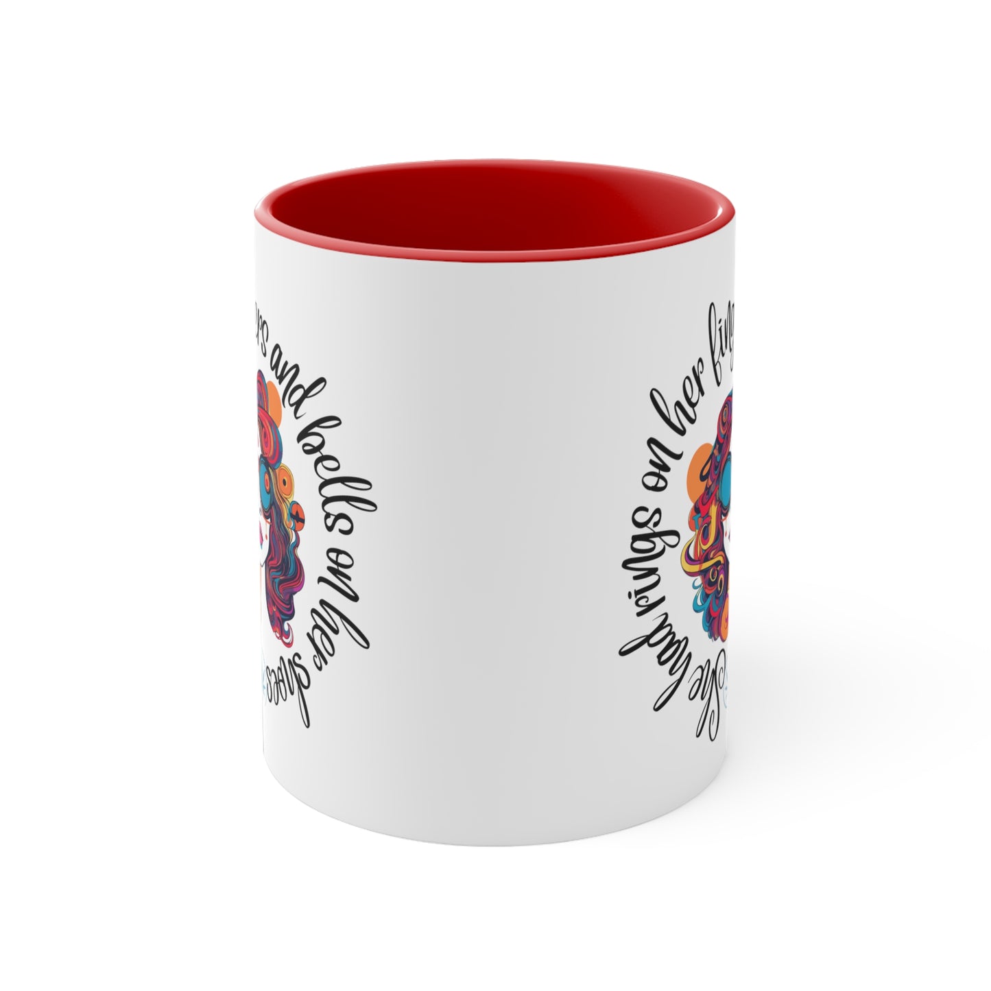 Grateful Dead song lyrics mug scarlet begonias inspired gift for deadheads she had rings on her fingers