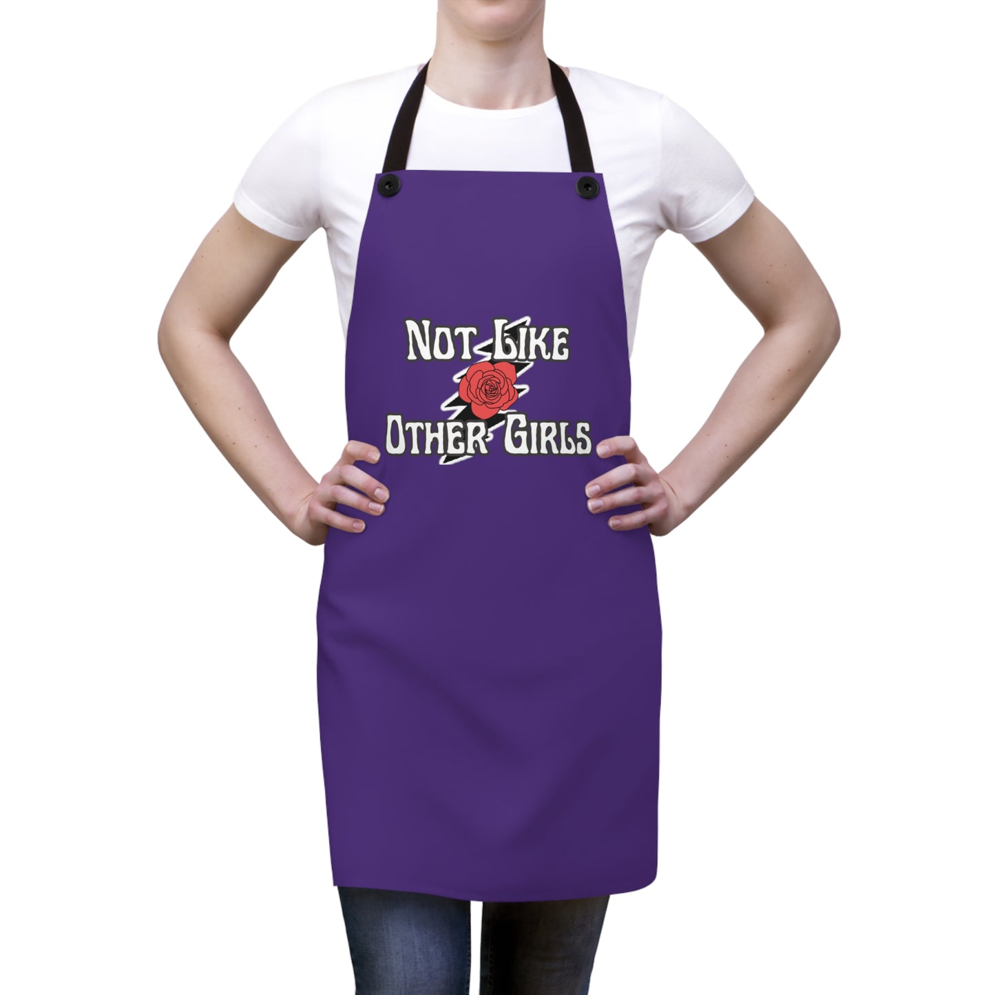 Grateful Dead home Scarlet Begonias Purple Apron