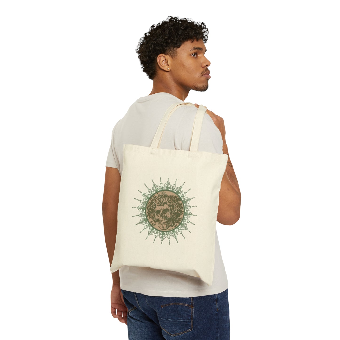 Grateful Dead inspired Cotton Canvas Tote Bag