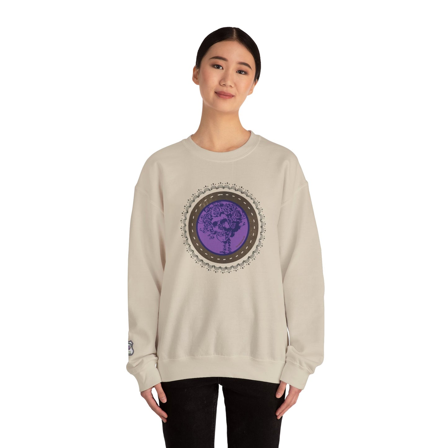 Grateful Dead vintage skull and roses Sweatshirt Bertha longsleeve Heavy Blend™ Crewneck Sweatshirt for Deadheads