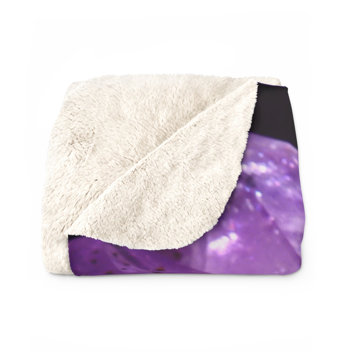 Amethyst 7 chakra yoga fleece blanket purple crystal chakra blanket perfect gift for yogis and yoginis eclectic throw