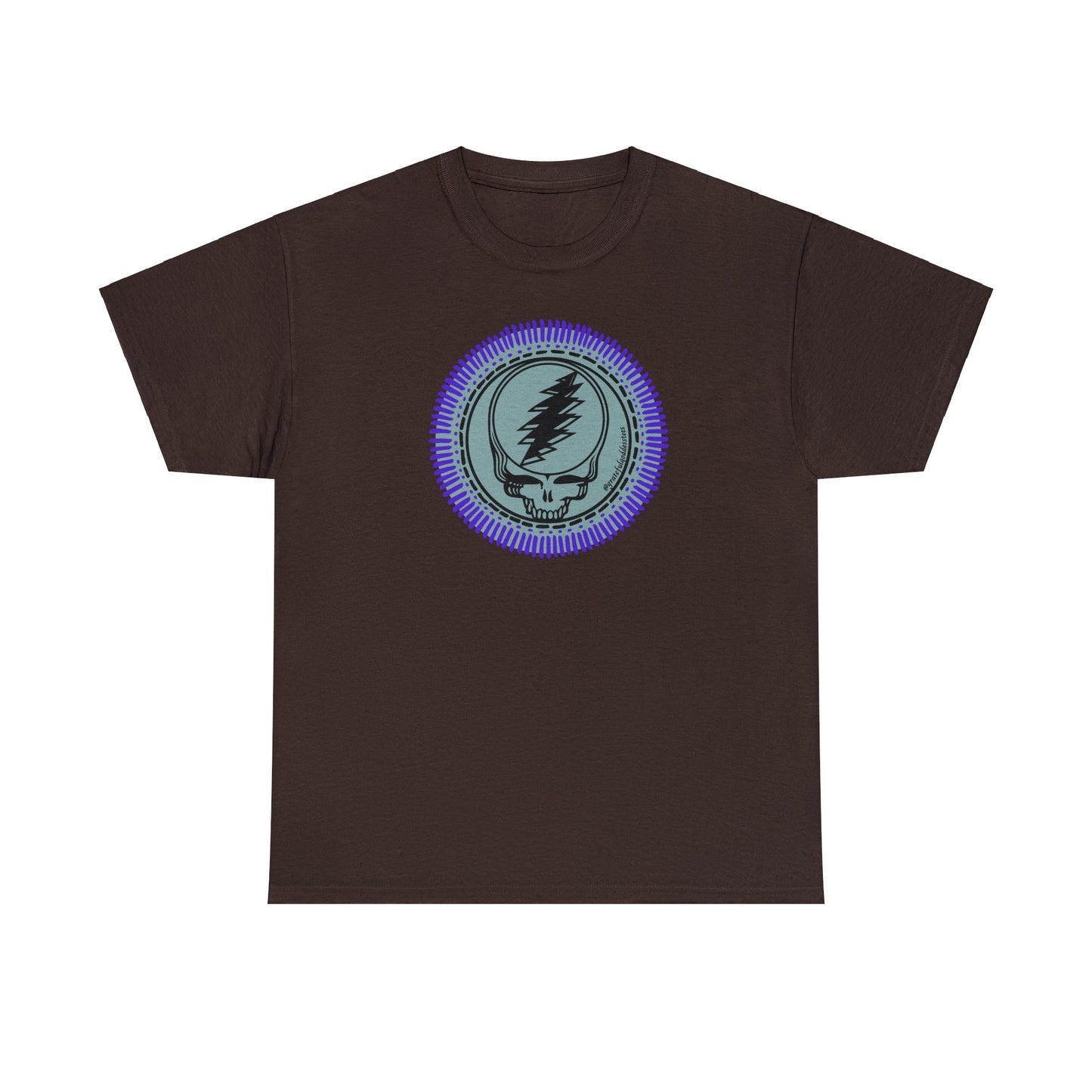Grateful Dead steal your face mandala inspired tshirt