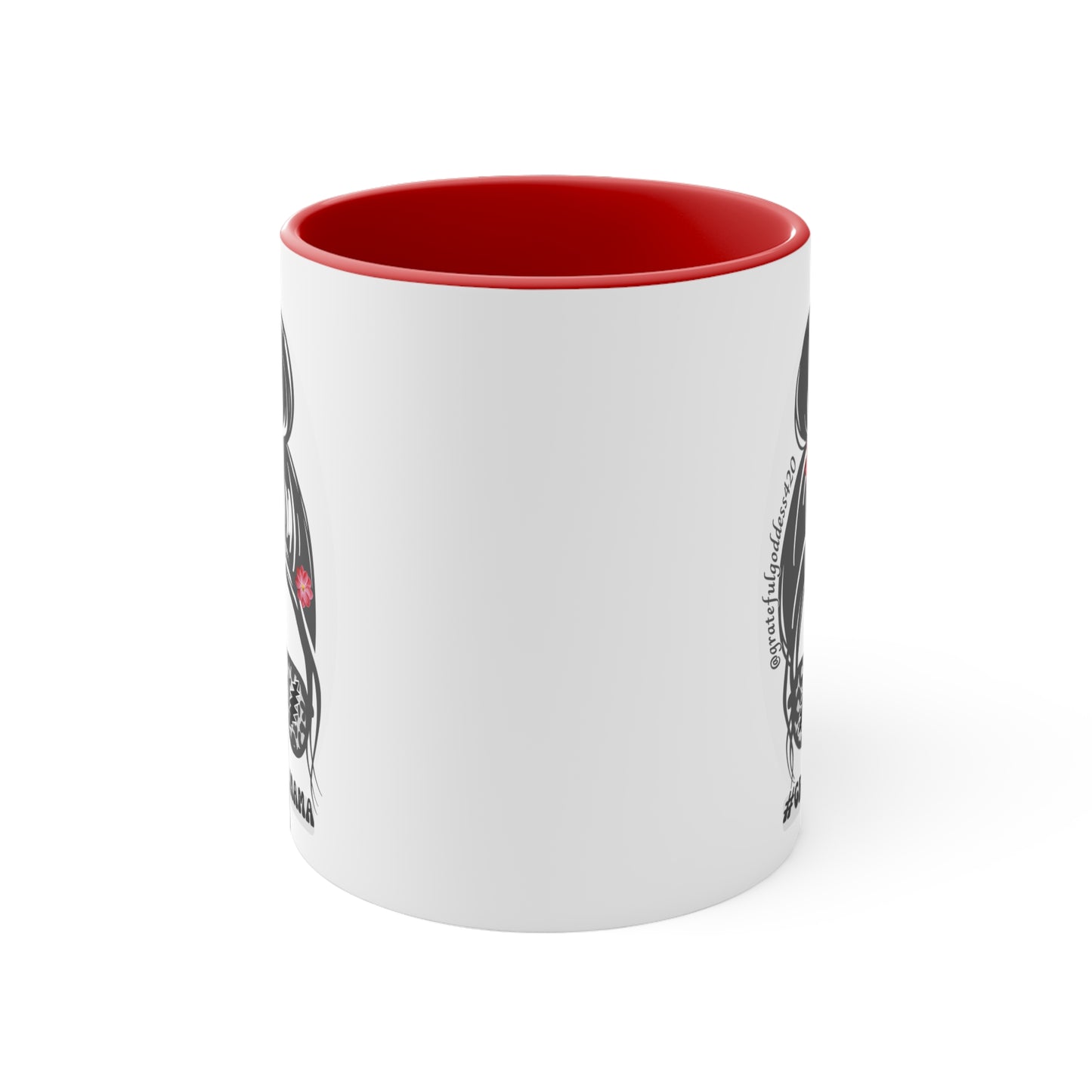 Grateful Mama Grateful Dead inspired Mug - deadhead gift for her scarlet begonias inspired hippie chick mug