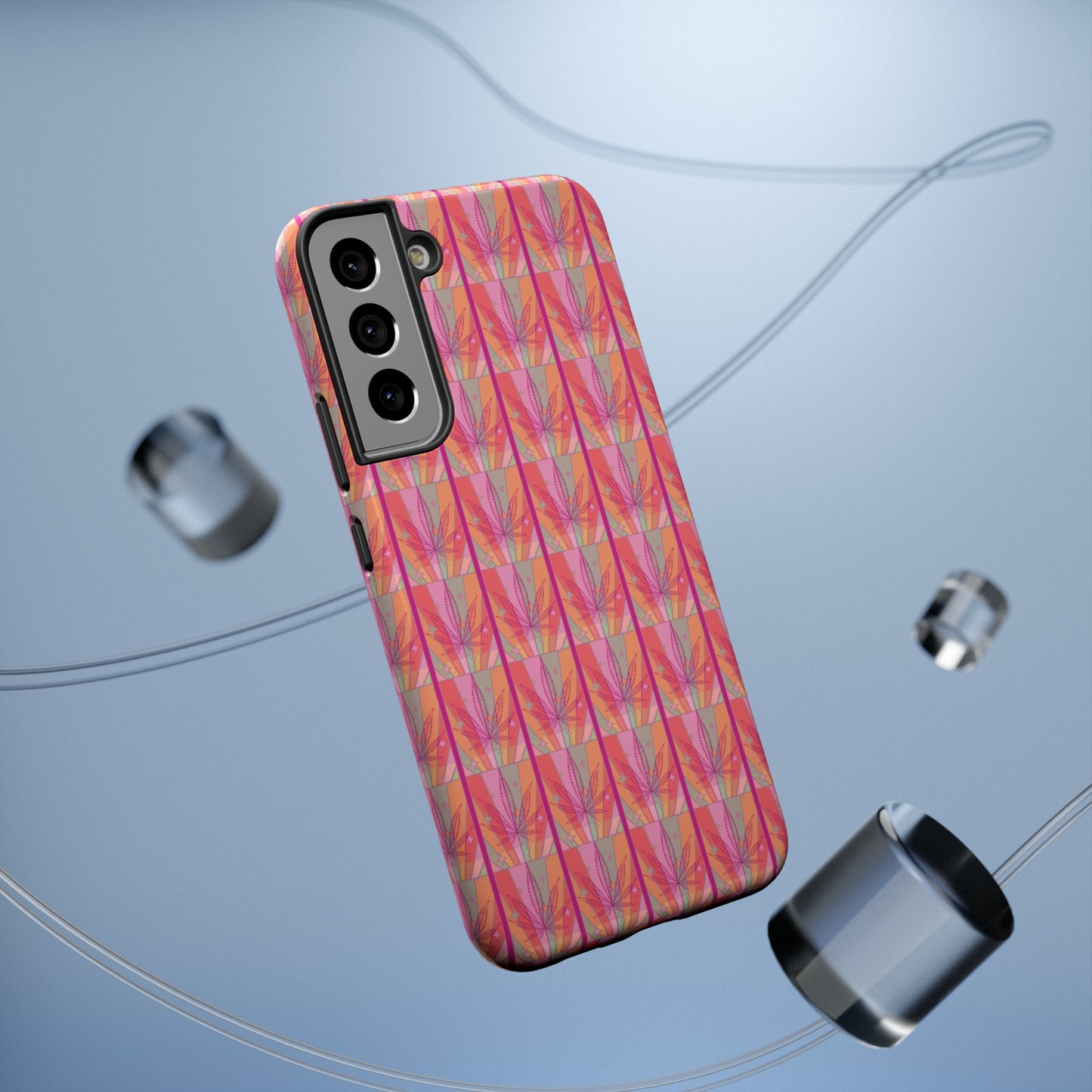 Candycore 420 cannabis Impact Resistant phone case pink