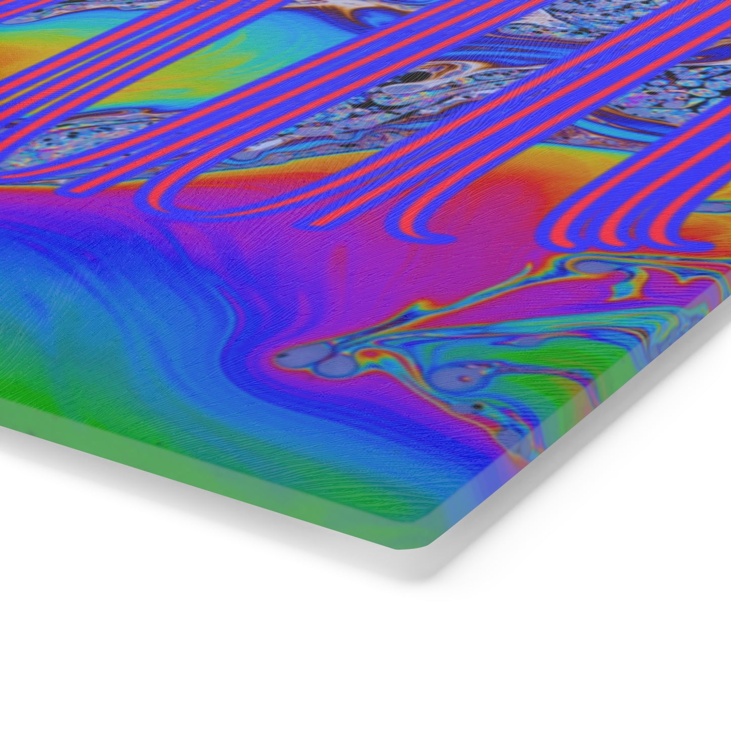 Psychedelic Cutting Board trippy home decor for the kitchen