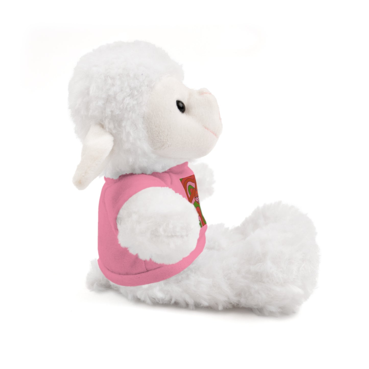 Stuffed Animals with psychedelic mushroom tshirt fun gift for fungi lovers