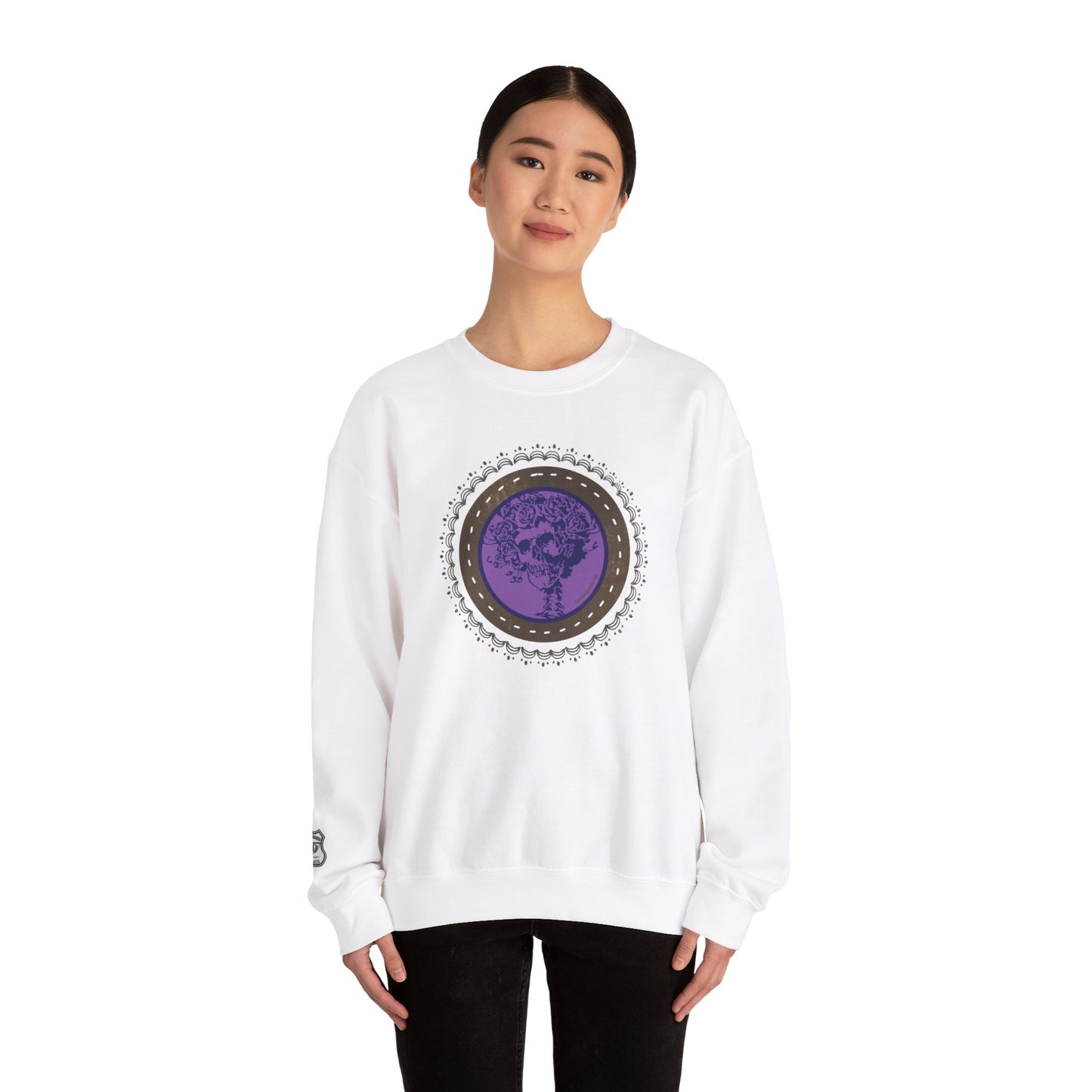 Grateful Dead vintage skull and roses Sweatshirt Bertha longsleeve Heavy Blend™ Crewneck Sweatshirt for Deadheads