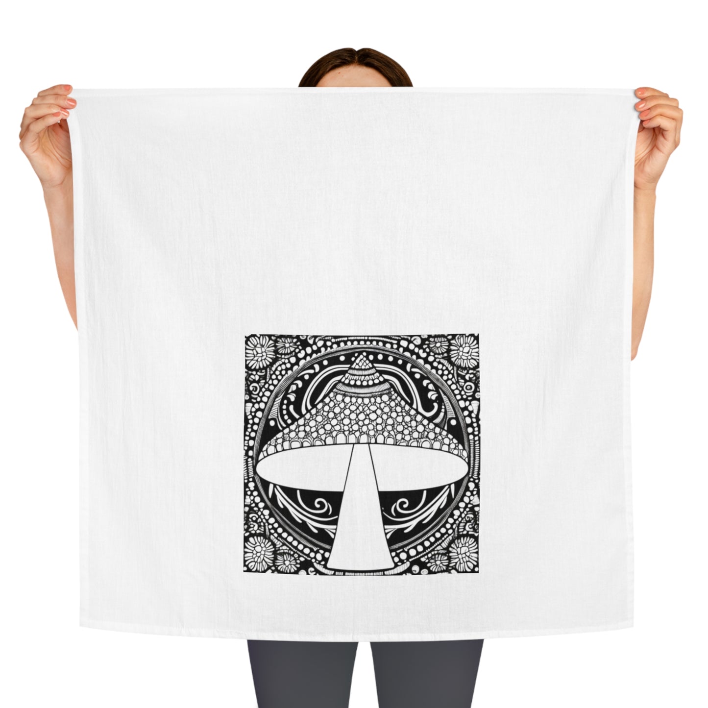 Psychedelic mushroom decor tea towel perfect housewarming gift for shroom enthusiasts and mycologists - mushroom decor for kitchen