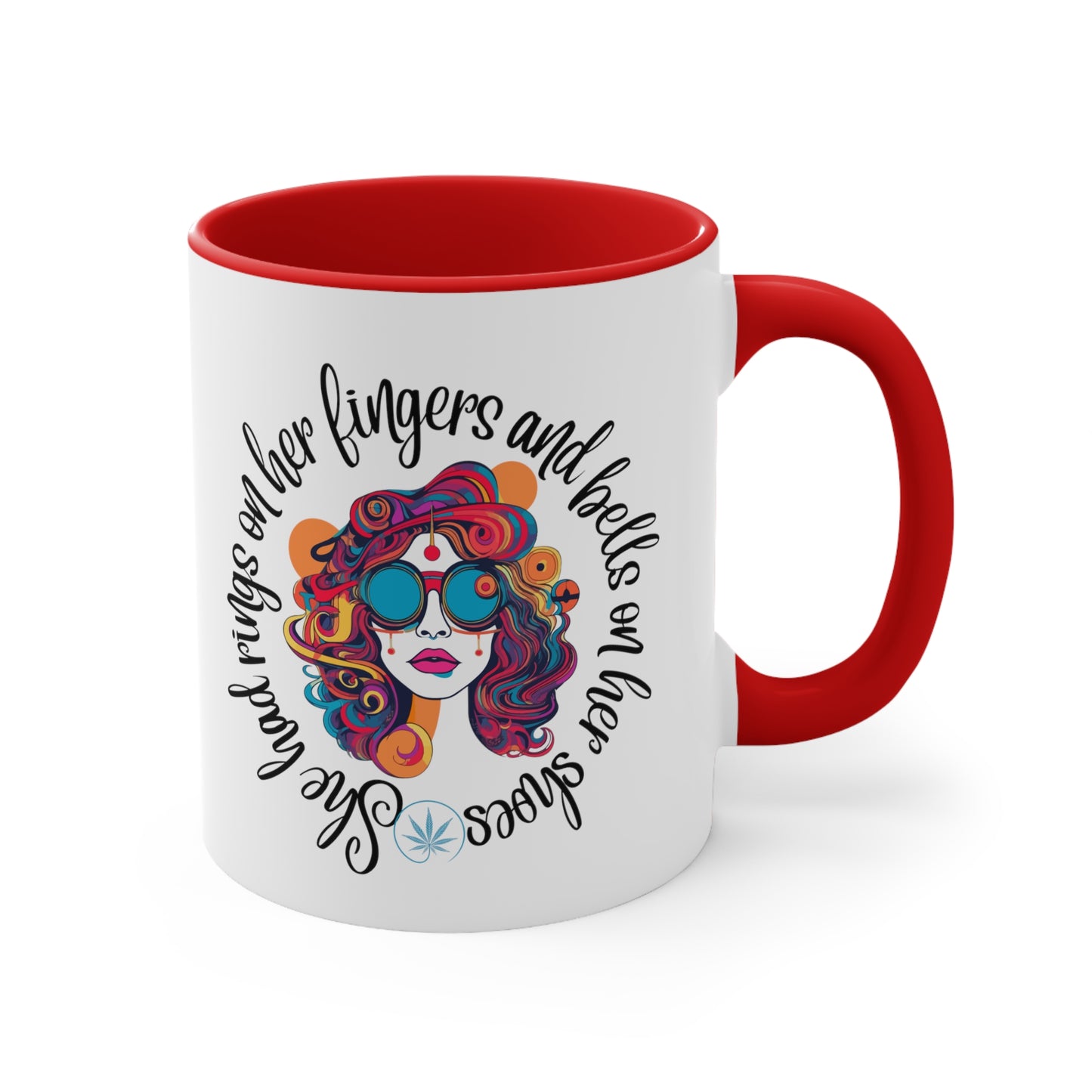 Grateful Dead song lyrics mug scarlet begonias inspired gift for deadheads she had rings on her fingers