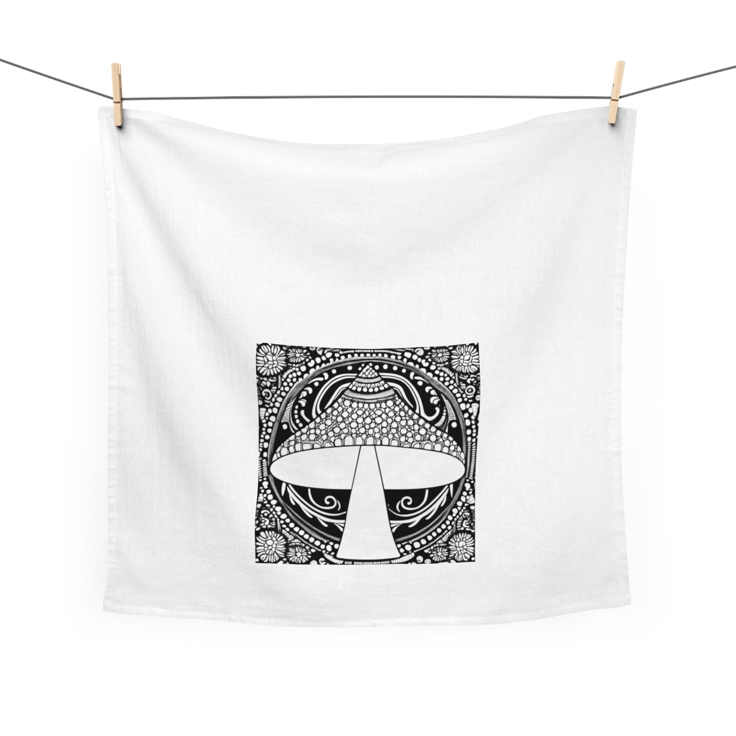 Psychedelic mushroom decor tea towel perfect housewarming gift for shroom enthusiasts and mycologists - mushroom decor for kitchen