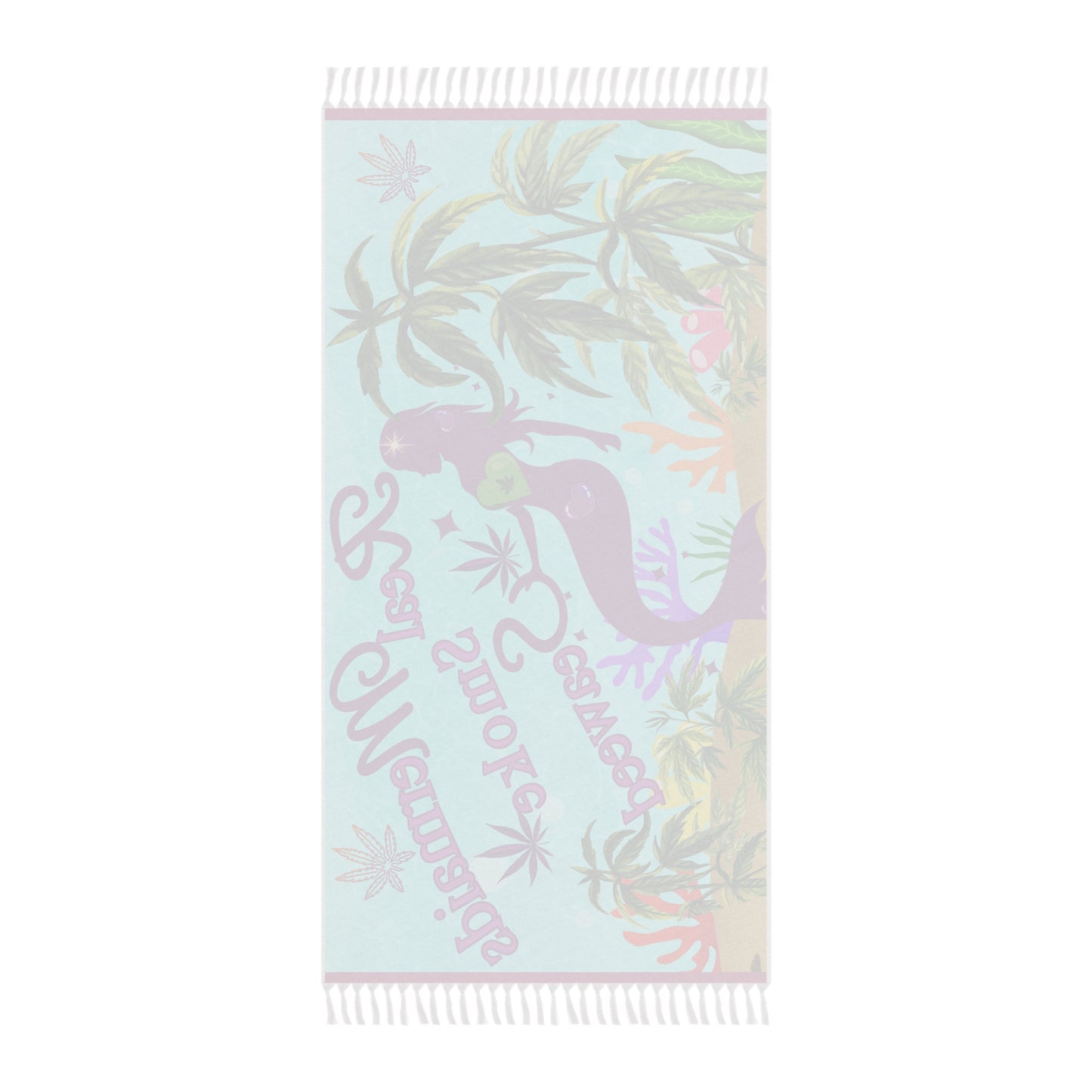 Mermaid marijuana boho beach bum cloth for stoner girl nature lovers