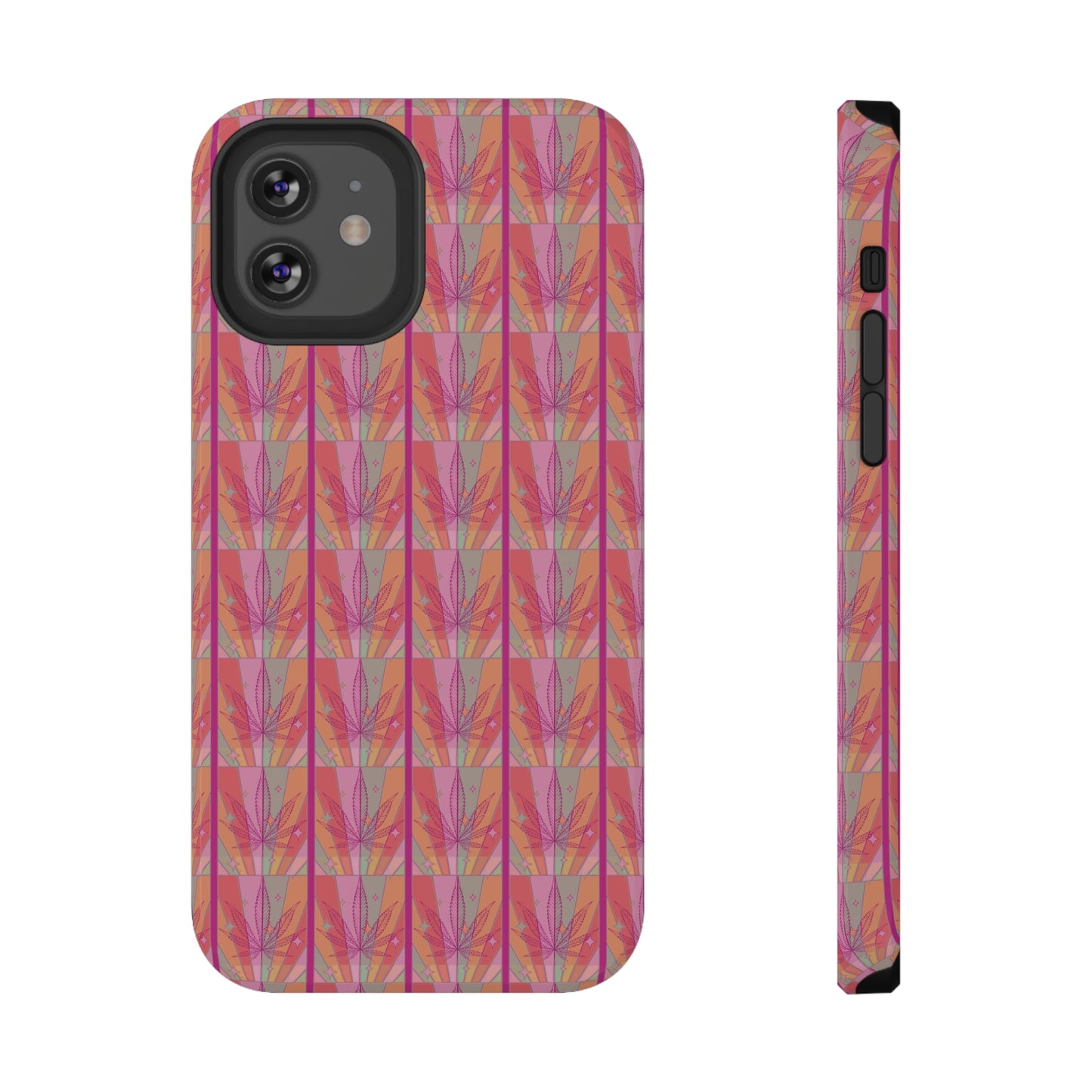 Candycore 420 cannabis Impact Resistant phone case pink