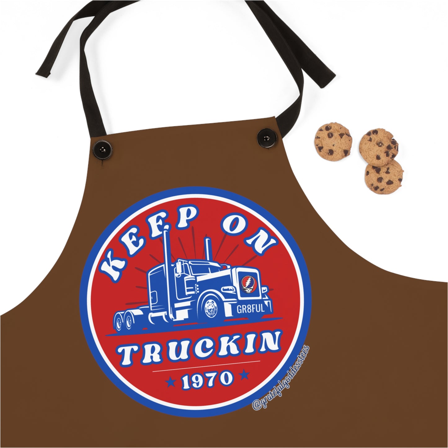 Grateful Dead inspired Truckin apron