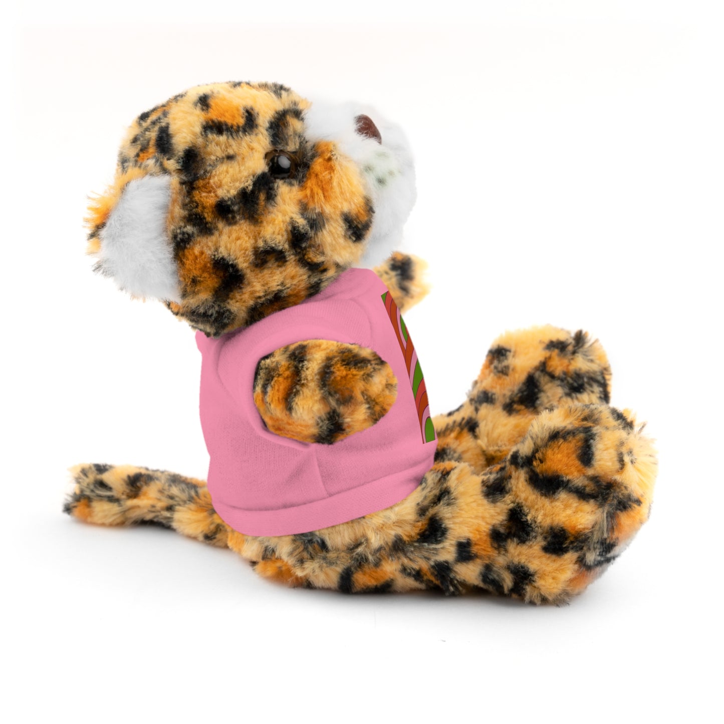 Stuffed Animals with psychedelic mushroom tshirt fun gift for fungi lovers