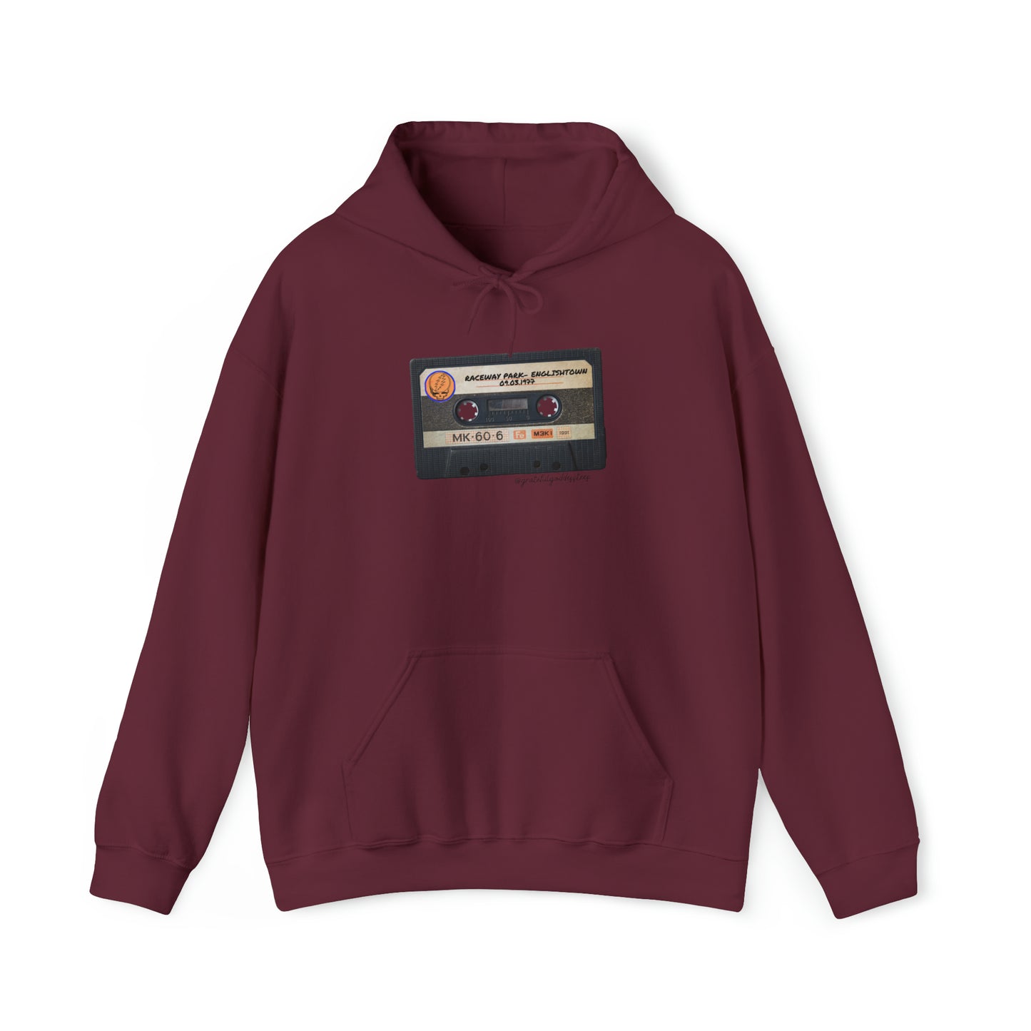 Grateful Dead Vintage cassette bootleg tape Hoodie Sweatshirt Englishtown 1977