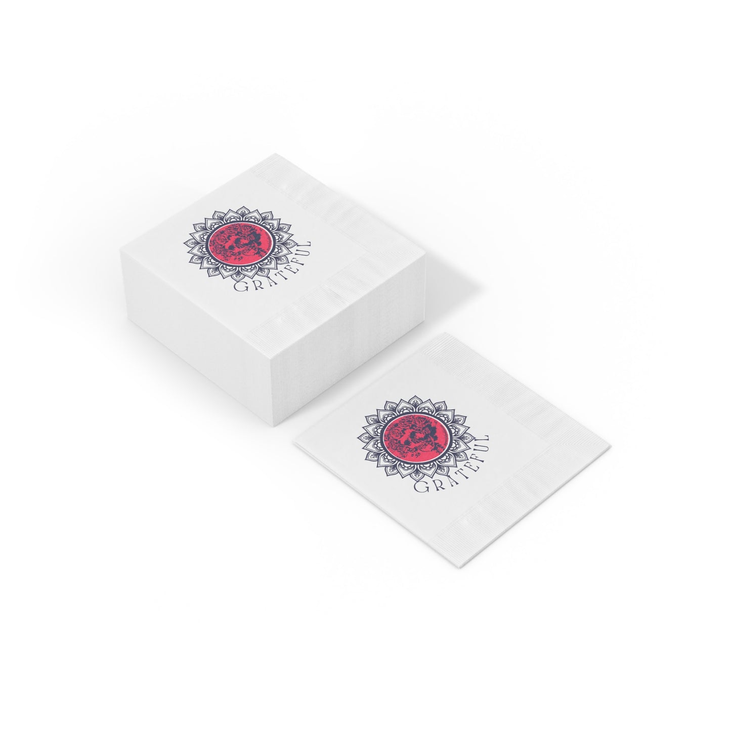 Grateful Dead skull and roses gratitude Bertha napkins perfect for dead head gatherings