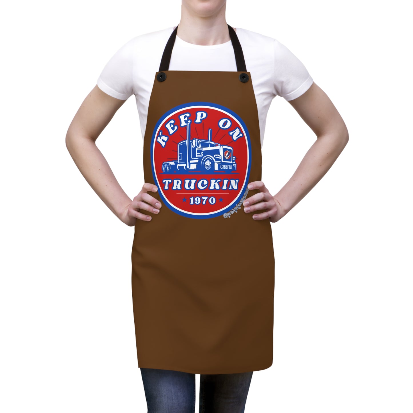 Grateful Dead inspired Truckin apron
