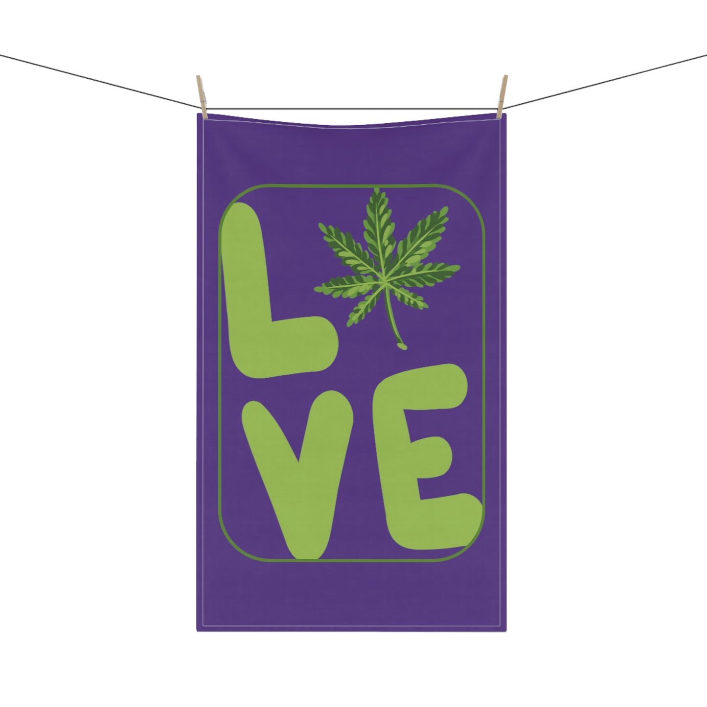 Cannabis Love Kitchen Towel