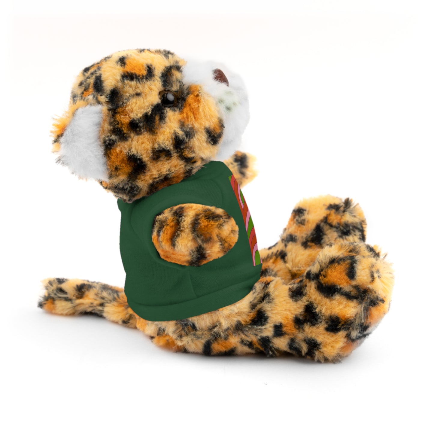Stuffed Animals with psychedelic mushroom tshirt fun gift for fungi lovers