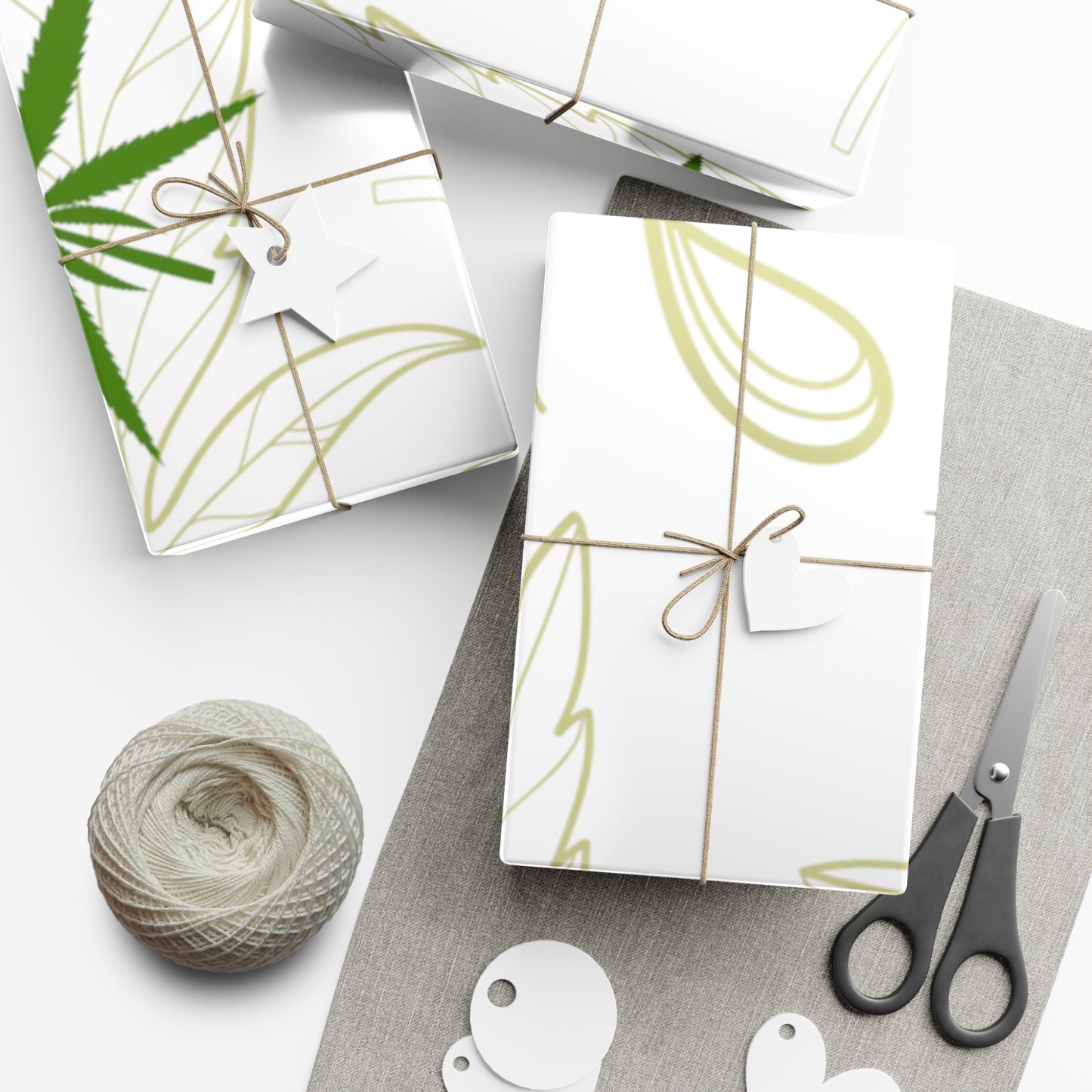 Cannabis leaf print Gift Wrap Papers perfect holiday gift wrap for marijuana lovers 420 gift wrapping paper