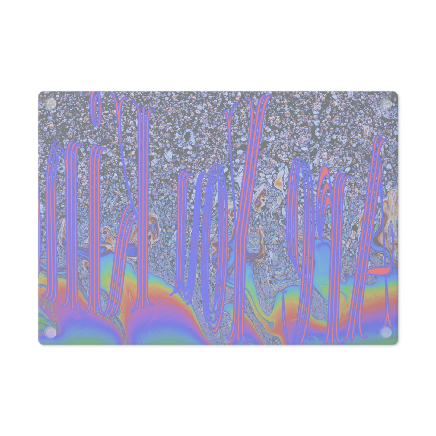 Psychedelic Cutting Board trippy home decor for the kitchen