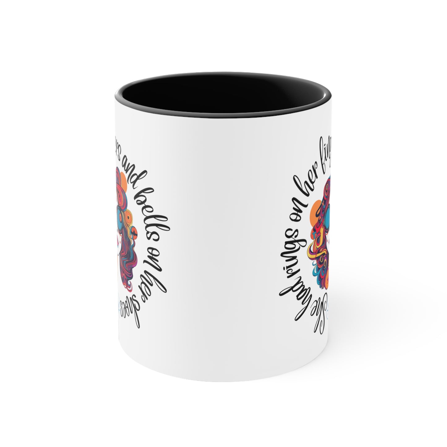 Grateful Dead song lyrics mug scarlet begonias inspired gift for deadheads she had rings on her fingers