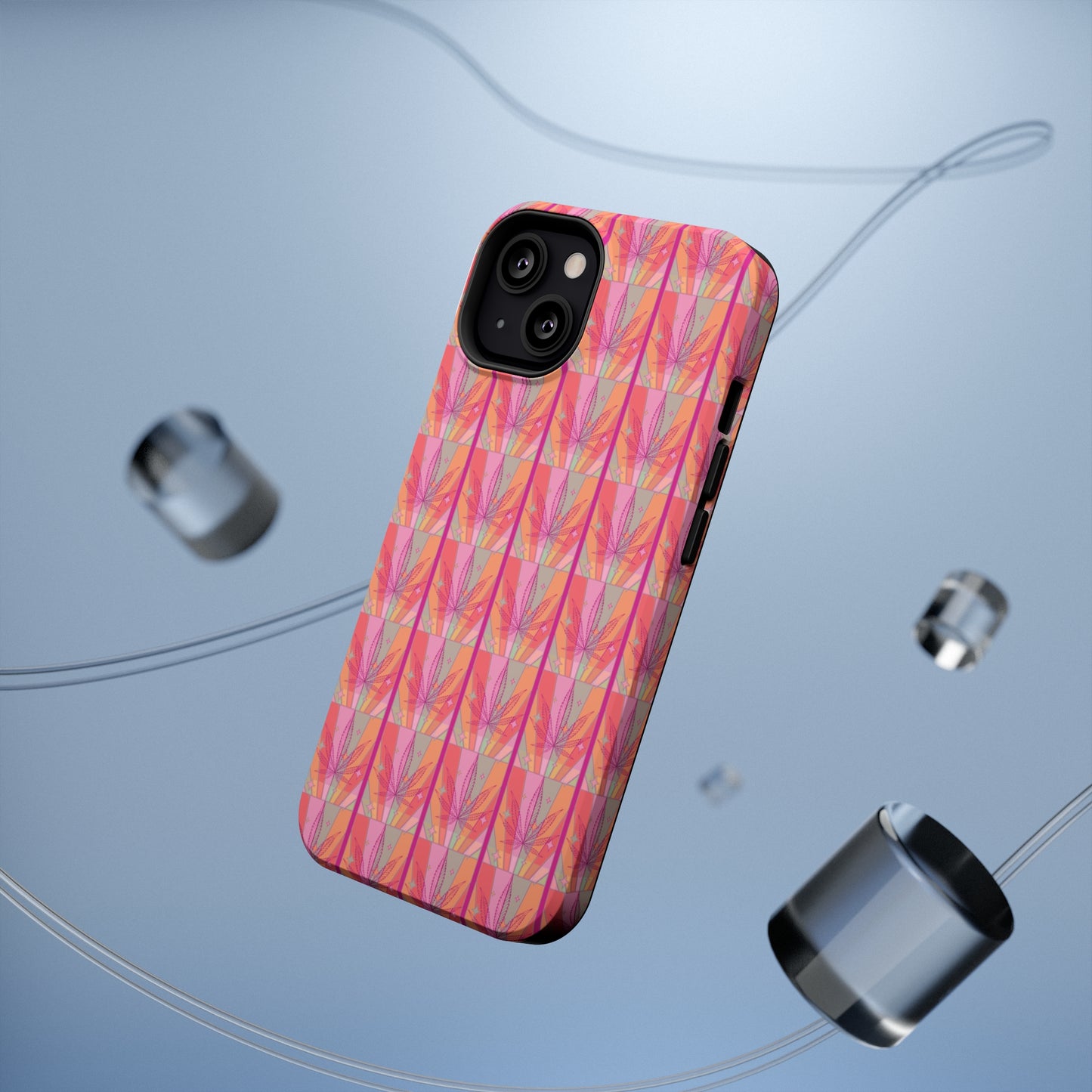 Candycore 420 cannabis Impact Resistant phone case pink