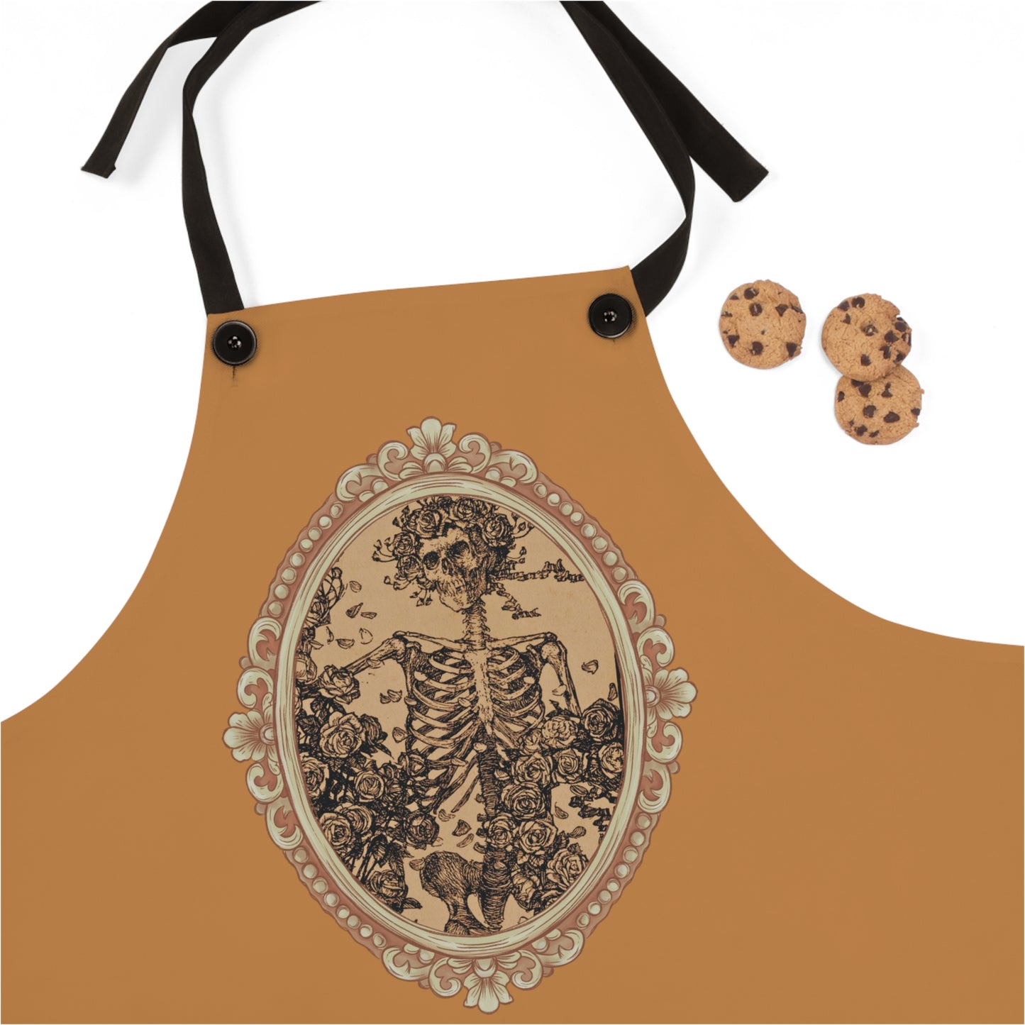 Grateful Dead inspired Bertha brown Apron perfect deahead gift for chefs