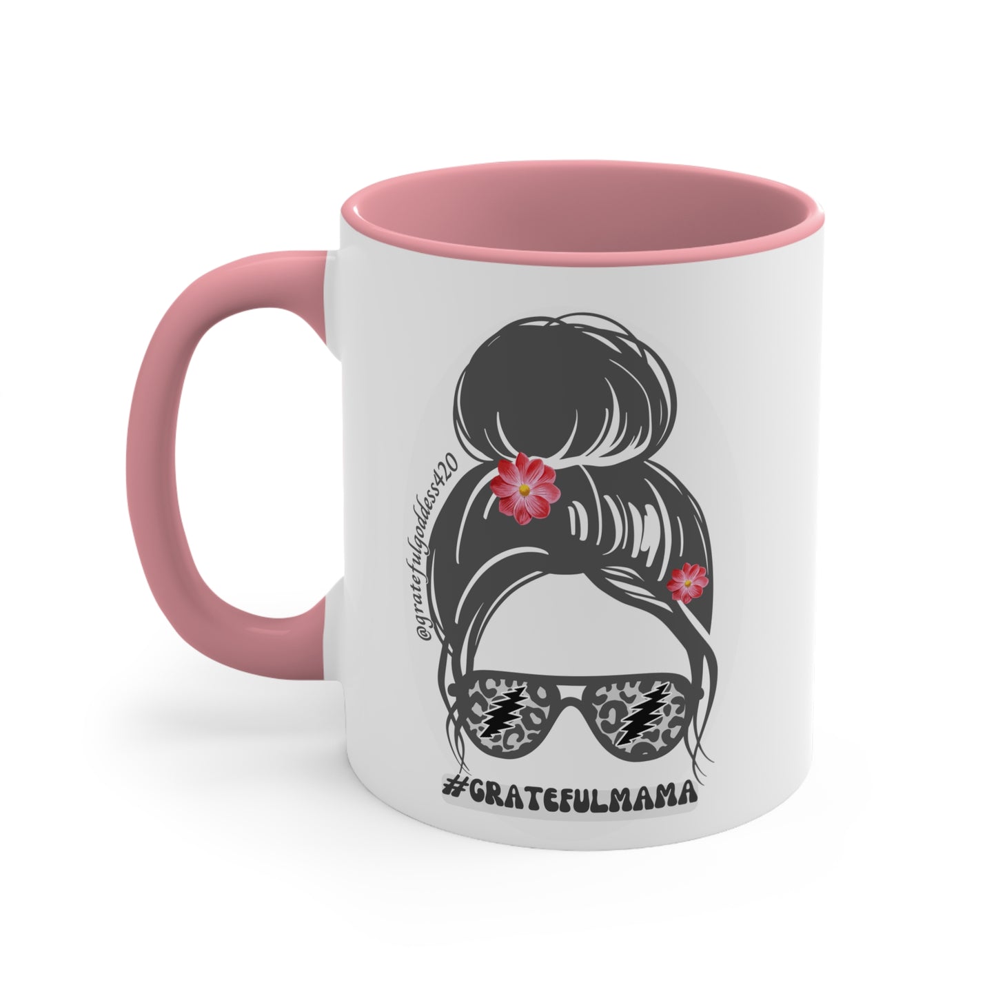 Grateful Mama Grateful Dead inspired Mug - deadhead gift for her scarlet begonias inspired hippie chick mug
