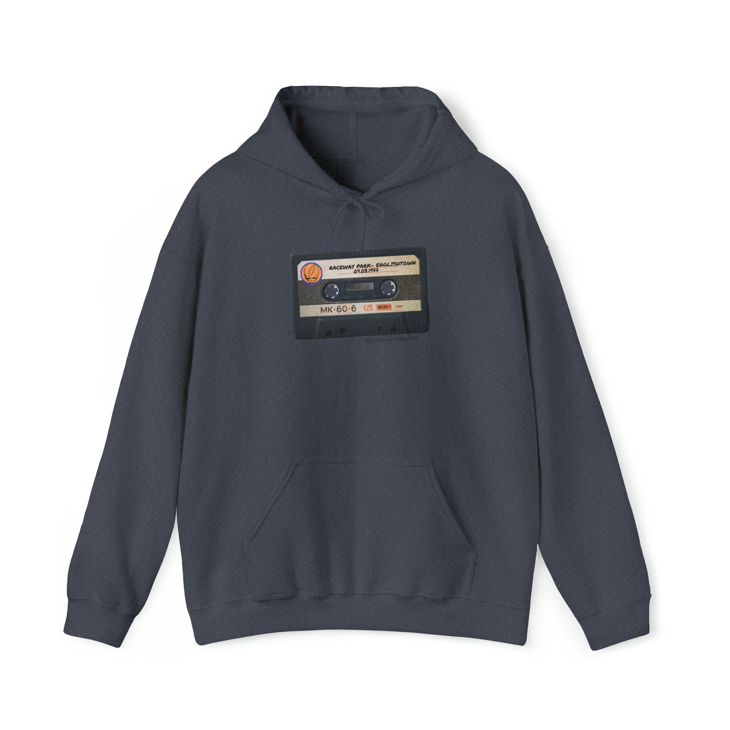 Grateful Dead Vintage cassette bootleg tape Hoodie Sweatshirt Englishtown 1977
