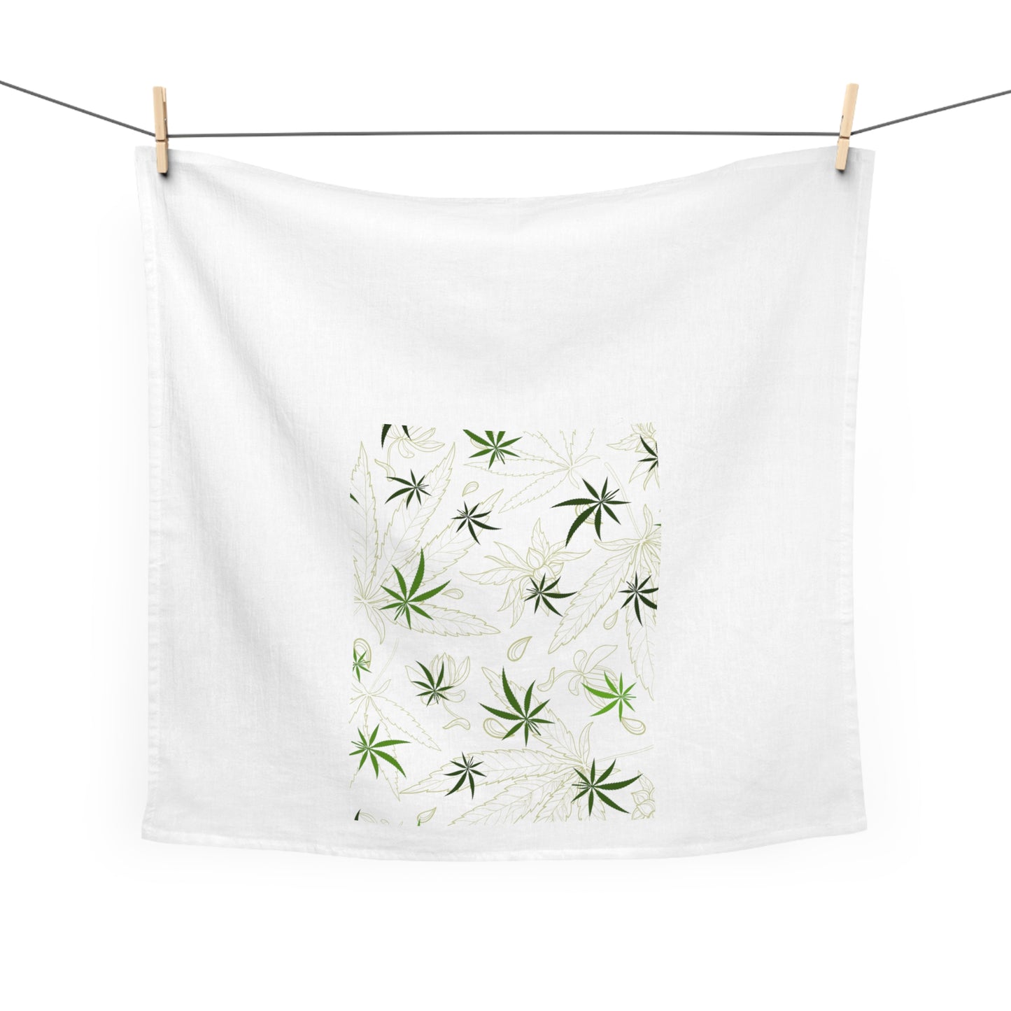 Cannabis 420 decor tea towel perfect housewarming gift for marijuana enthusiasts and weed chefs - cannabis kitchen decor.