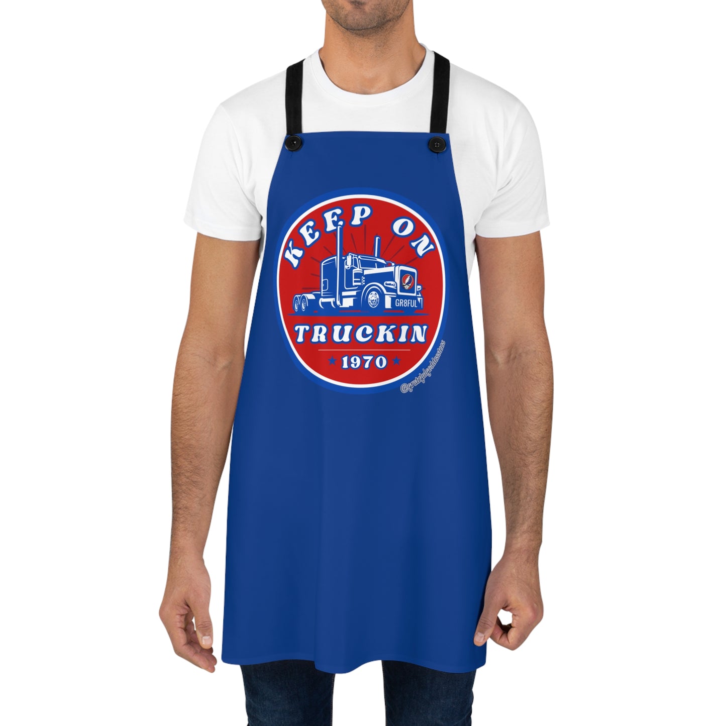 Grateful Dead inspired Truckin apron