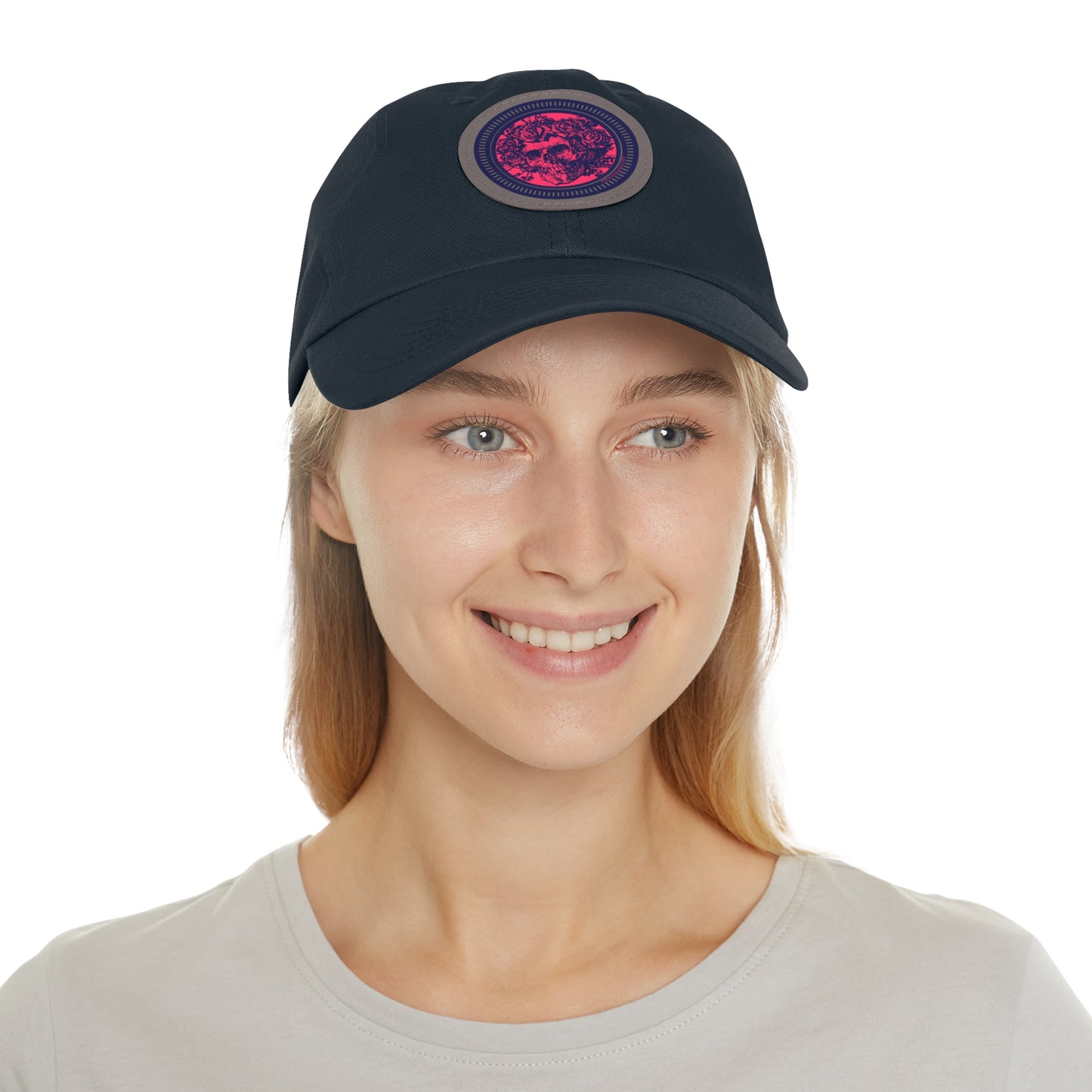 Grateful Dead inspred Bertha Hat with Leather Patch