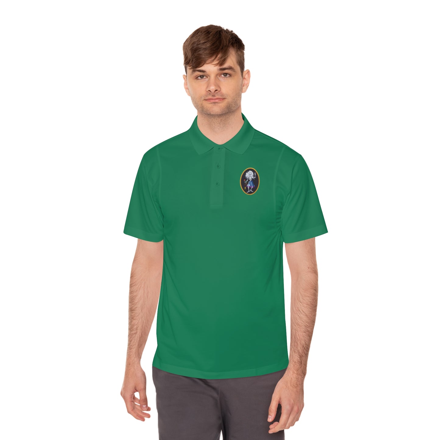 Grateful Dead polo shirt featuring Jerry Garcia's Rosebud