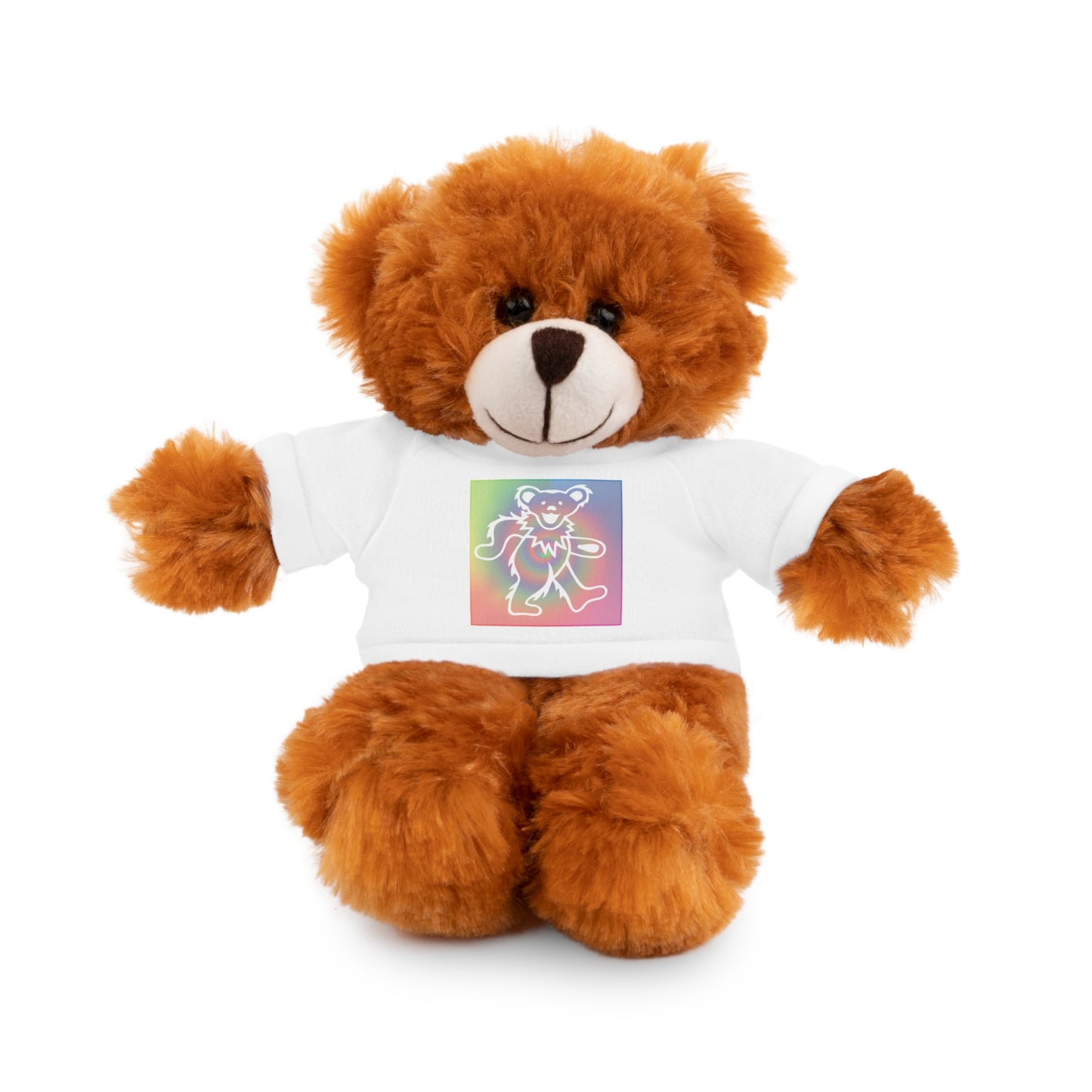 Grateful Dead bears plushie stuffed Animals with gratefuldead bear tiedye tshirt perfect Dead Head gift