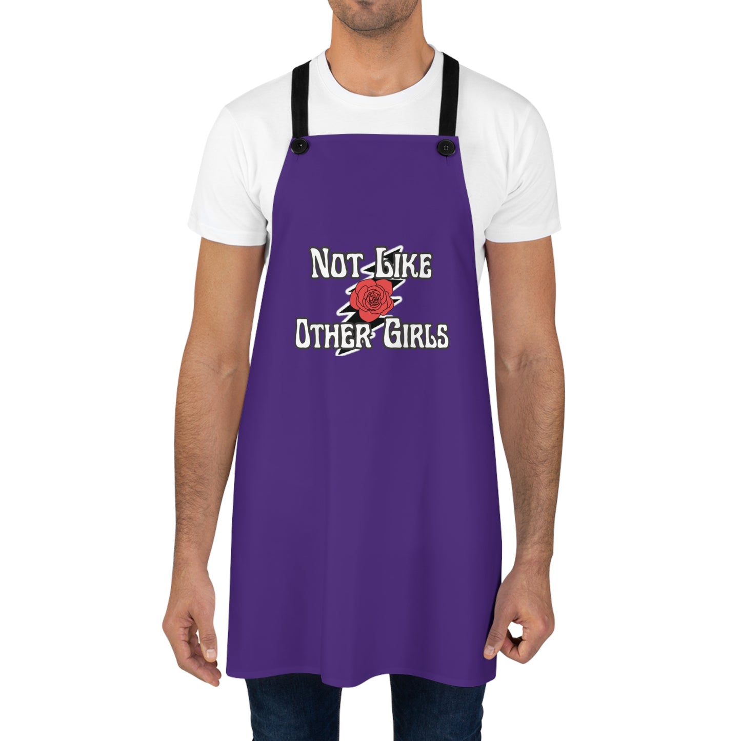 Grateful Dead home Scarlet Begonias Purple Apron