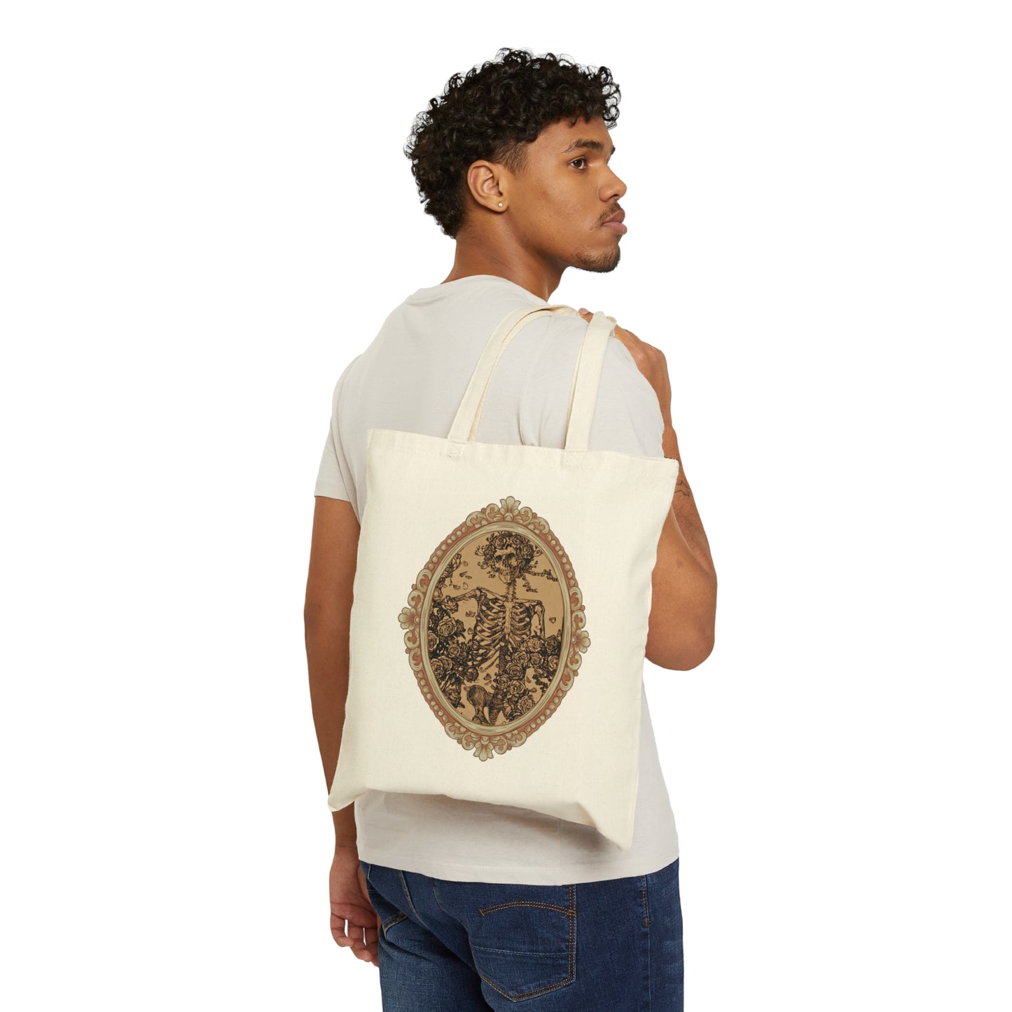 Grateful Dead inspired Cotton Canvas Tote Bag