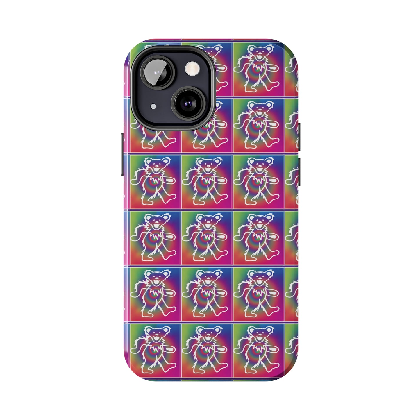 Grateful Dead bears tie-dye Tough Phone Cases for Dead Head dancing bears blotter art gratefuldead phone case