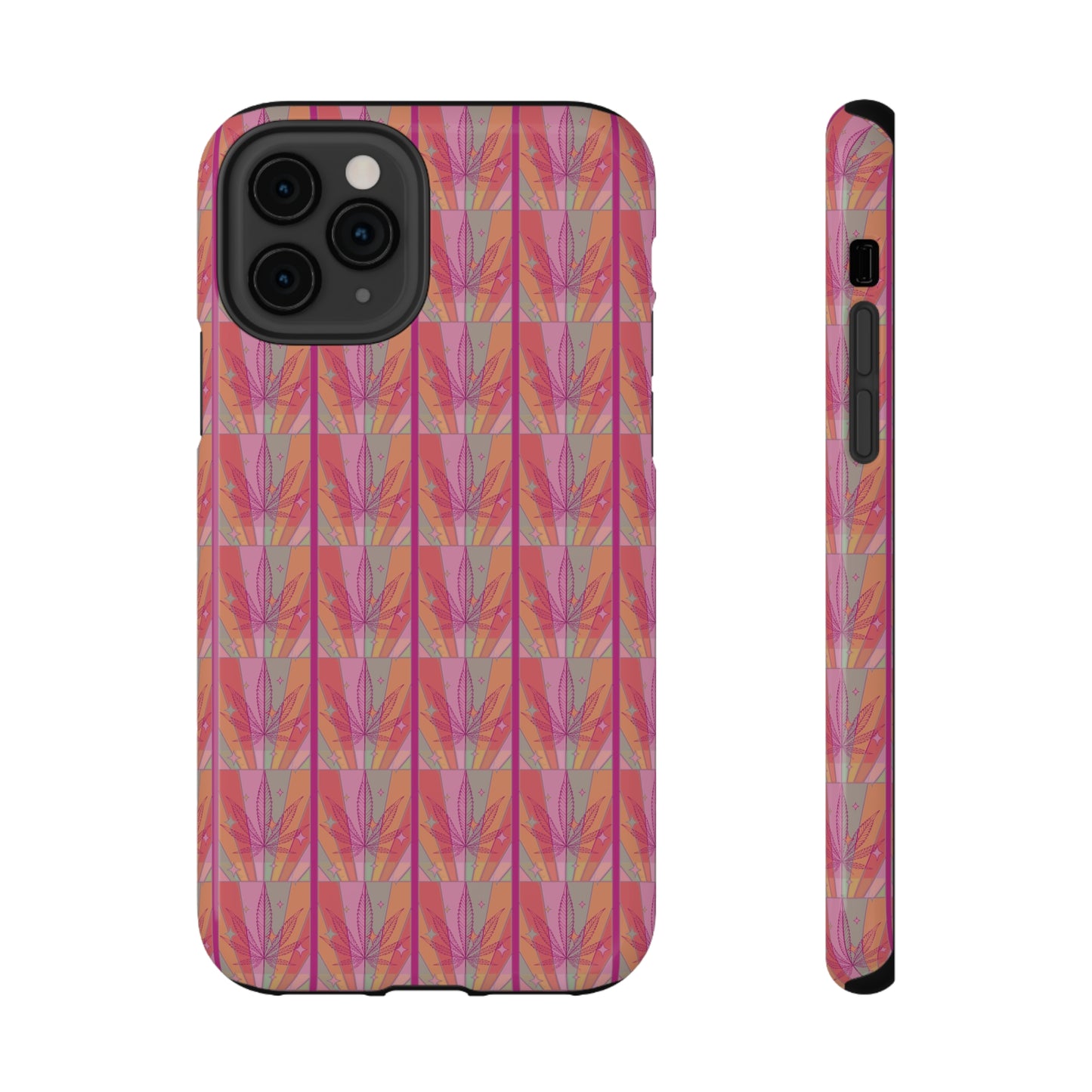 Candycore 420 cannabis Impact Resistant phone case pink