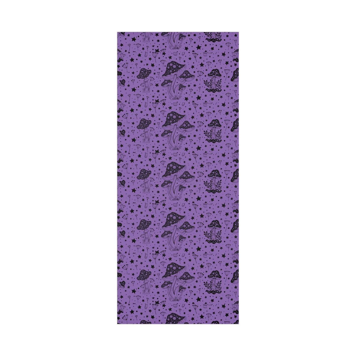 Mushroom purple Gift Wrap Papers perfect holiday gift wrap for mushroom lovers and psychedelic enthusiasts