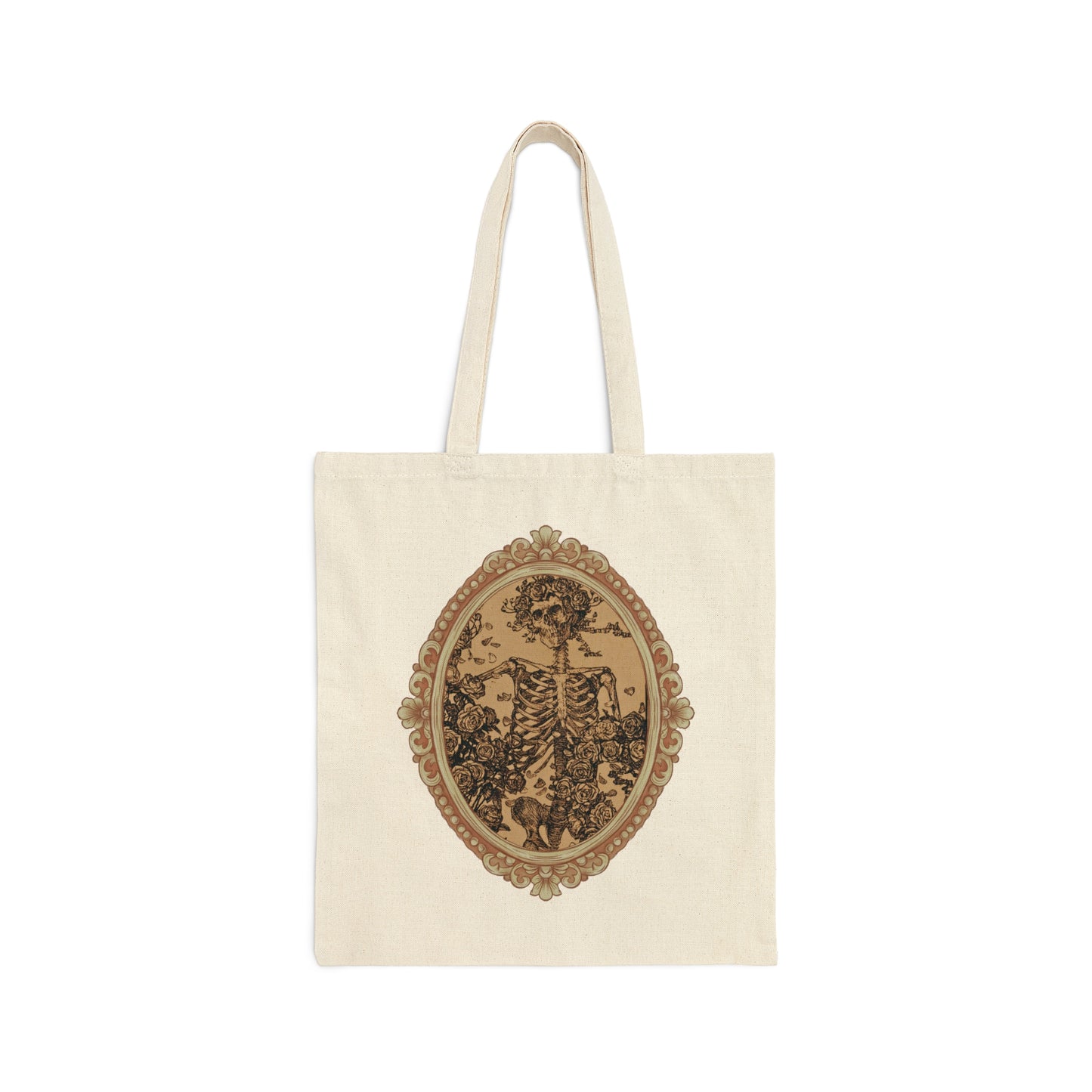 Grateful Dead inspired Cotton Canvas Tote Bag