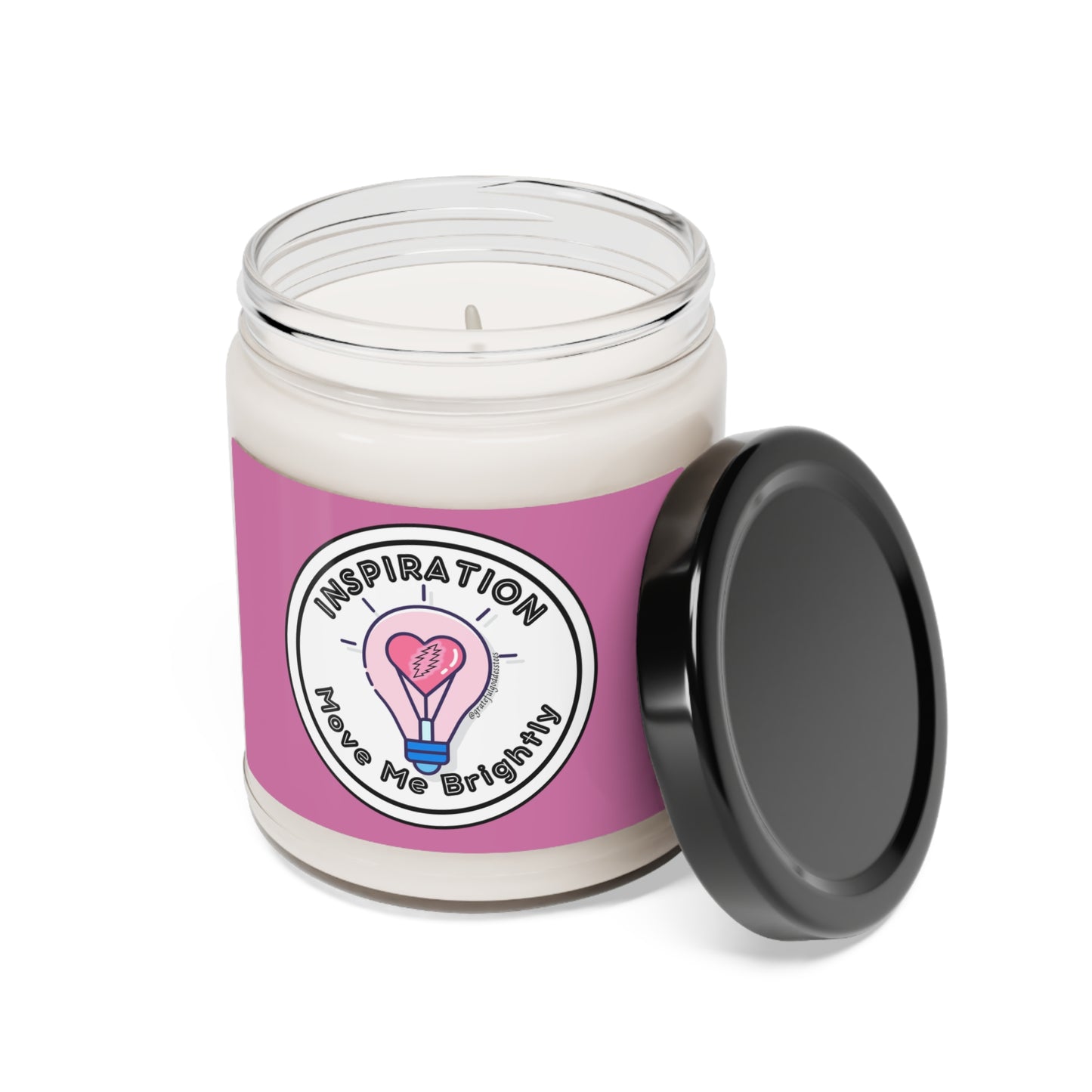 Inspiration Move Me Brightly Grateful Dead Scented Soy Candle, 9oz