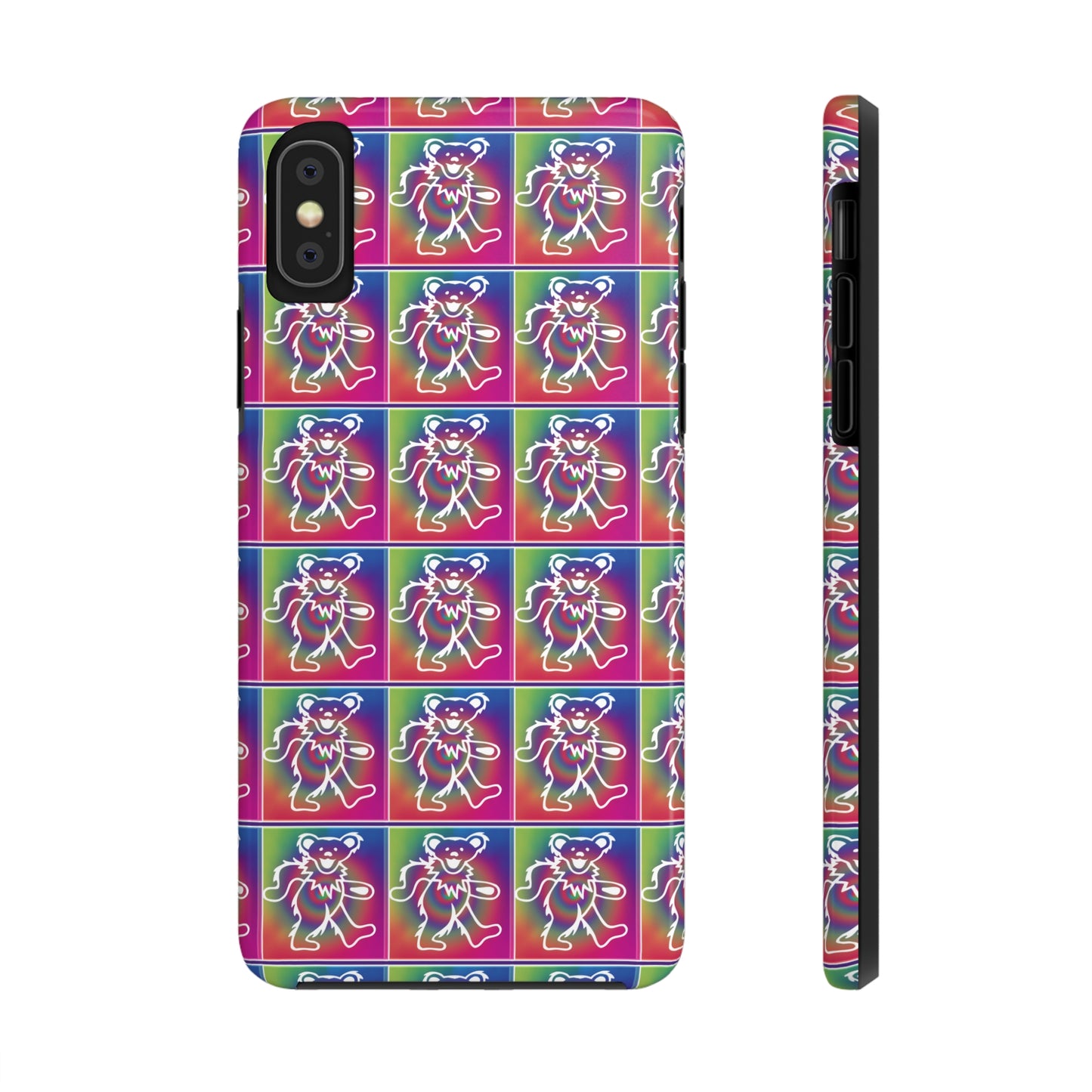 Grateful Dead bears tie-dye Tough Phone Cases for Dead Head dancing bears blotter art gratefuldead phone case