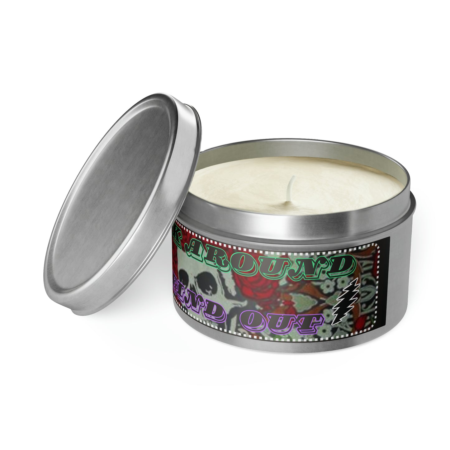 Grateful Dead candle gift for deadhead hippie decor