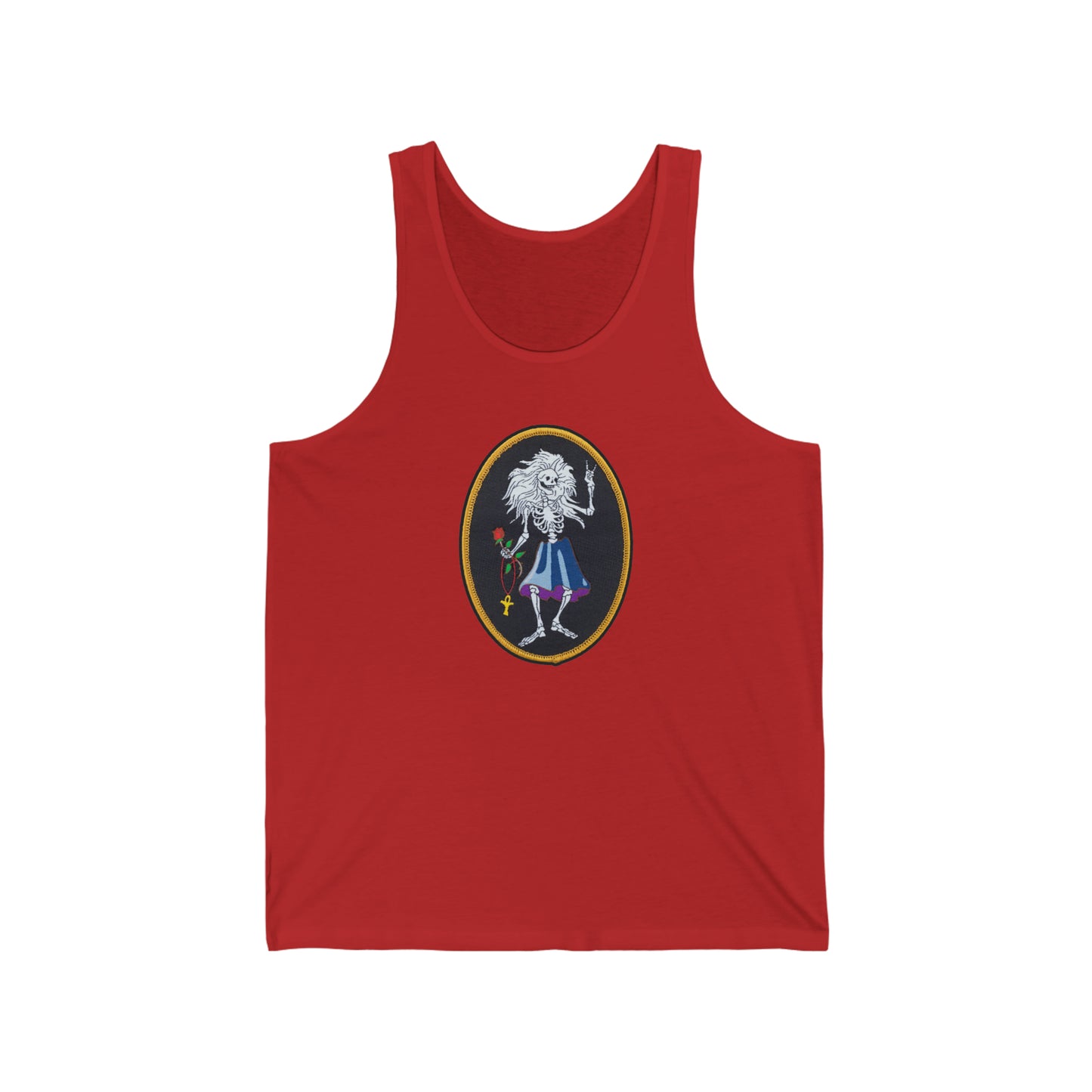 Grateful Dead unisex tank featuring Jerry Garcia's Rosebud