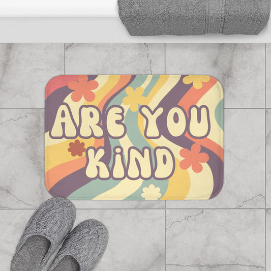 Grateful Dead song lyrics bath mat Are you kind - Uncle John's Band inspired bathroom rug hippie home floor decor